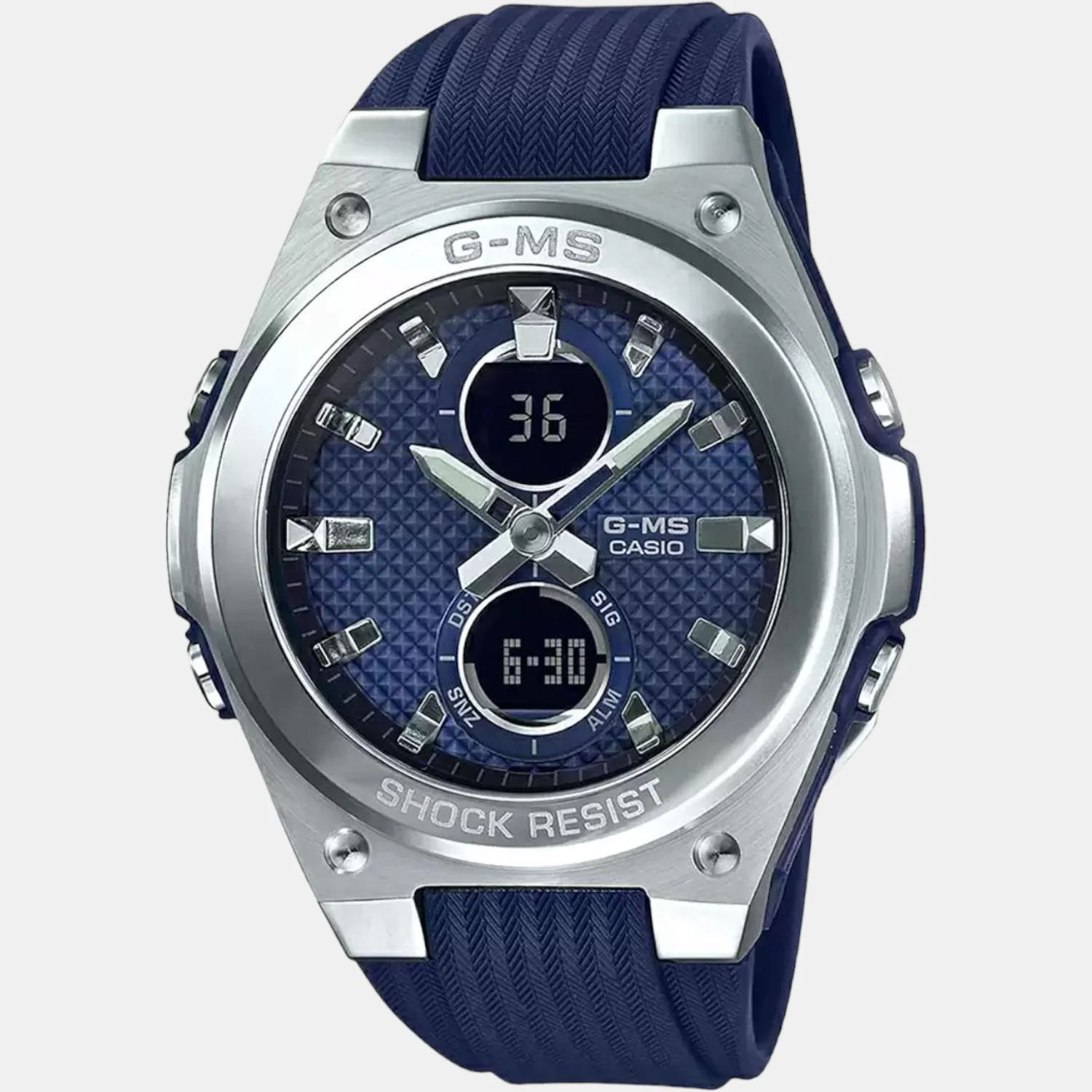 Baby-G Women Quartz Blue Dial Analog-Digital Resin Watch B215 - Image 2