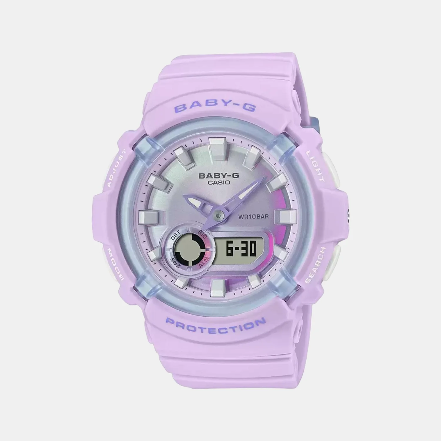 Baby-G Women Quartz Blue Dial Analog-Digital Resin Watch B222