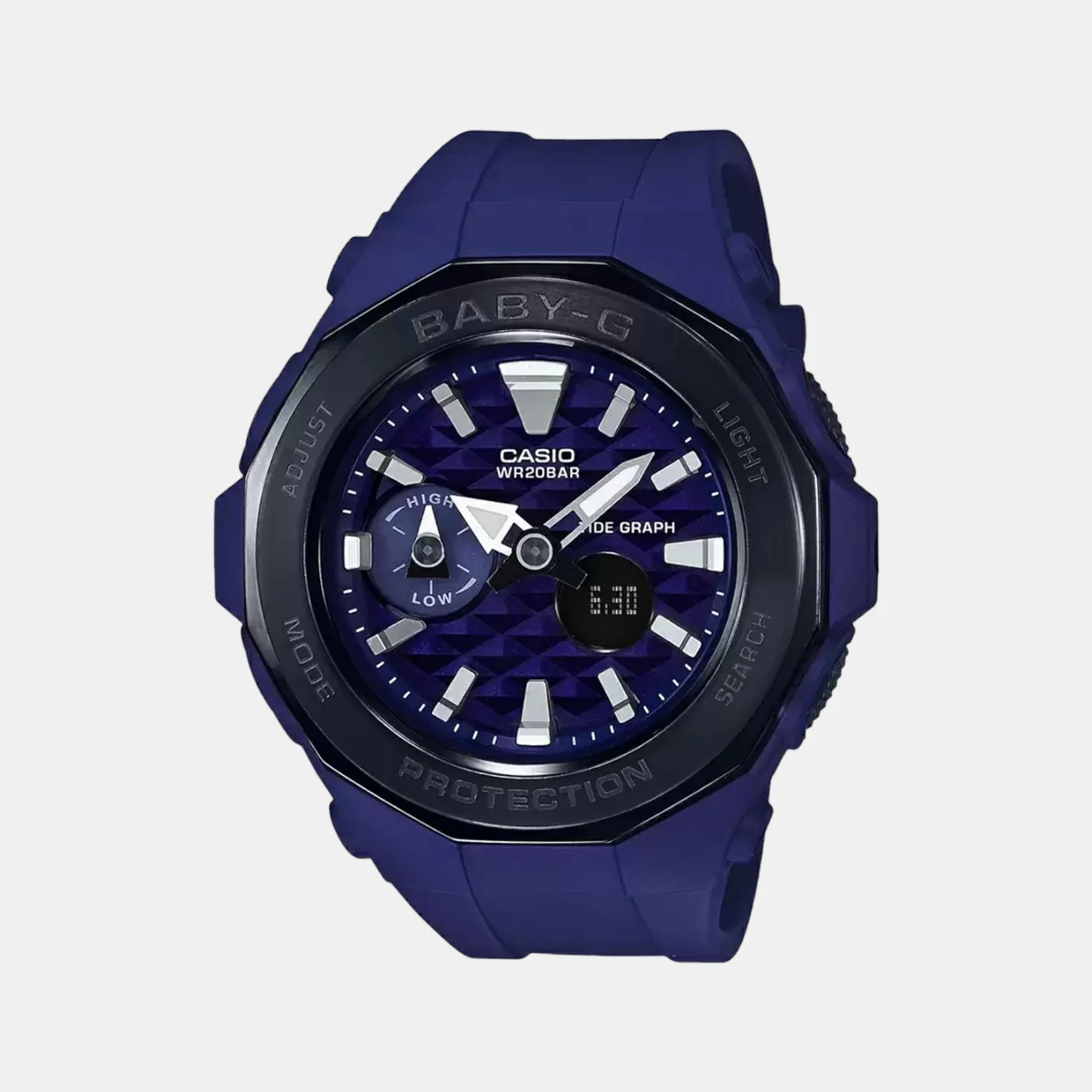 Baby-G Women Quartz Blue Dial Analog Resin Watch B194