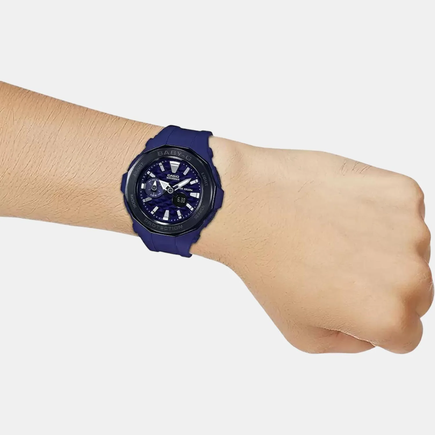 Baby-G Women Quartz Blue Dial Analog Resin Watch B194 - Image 7