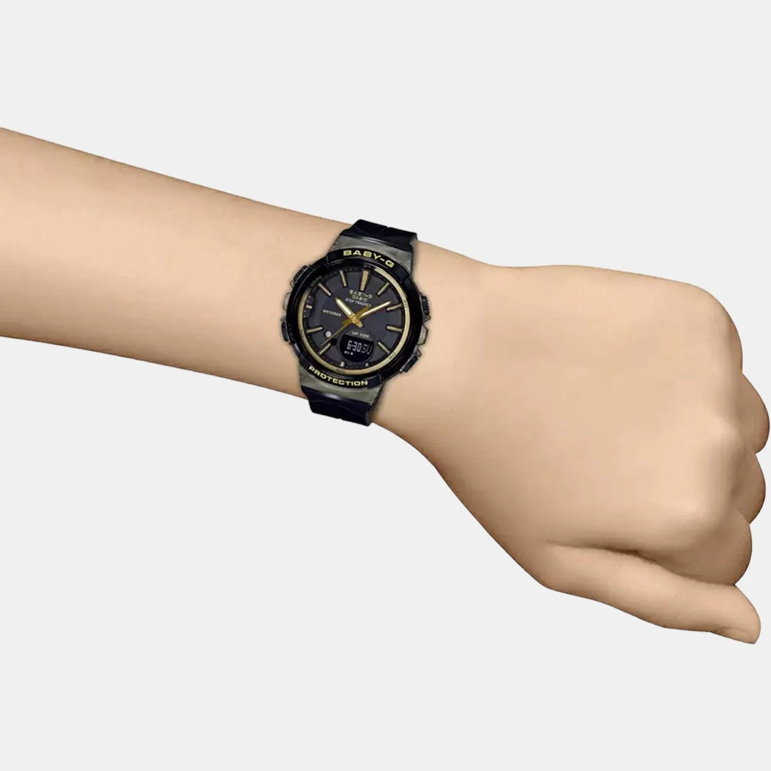 Baby-G Women Quartz Grey Dial Analog-Digital Resin Watch B211 - Image 5