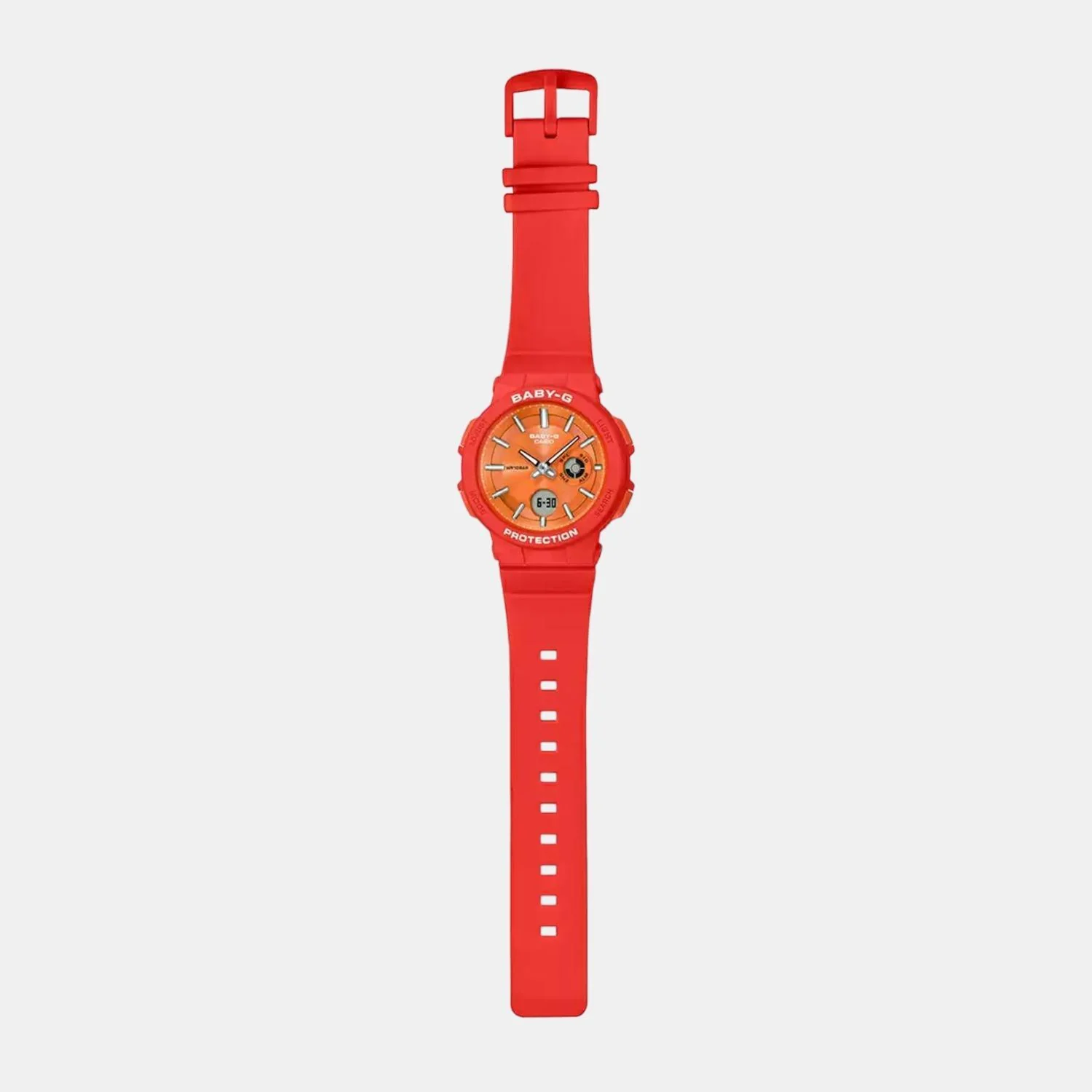 Baby-G Women Quartz Orange Dial Analog-Digital Resin Watch BX154 - Image 6