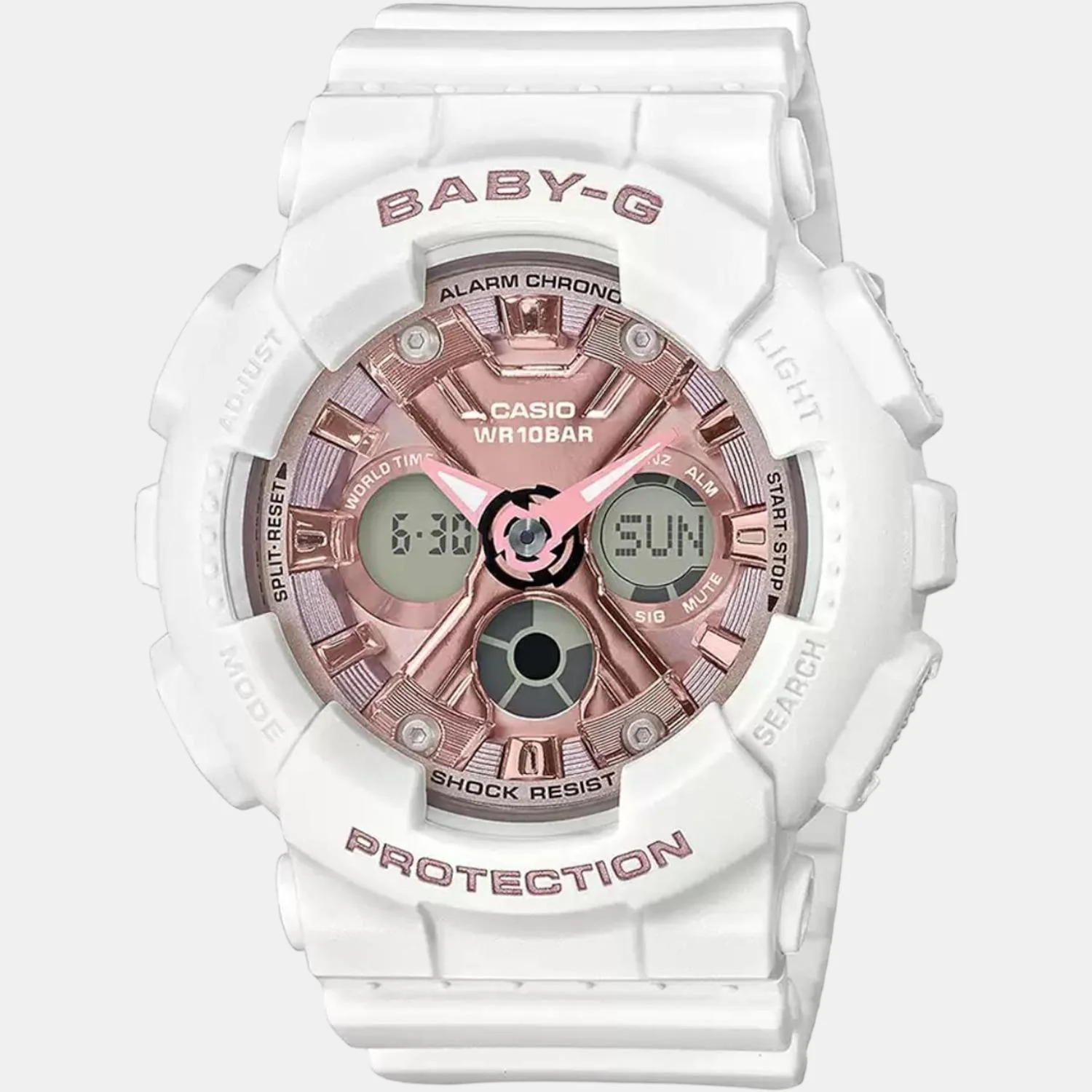 Baby-G Women Quartz Pink Dial Analog-Digital Resin Watch BX168 - Image 2