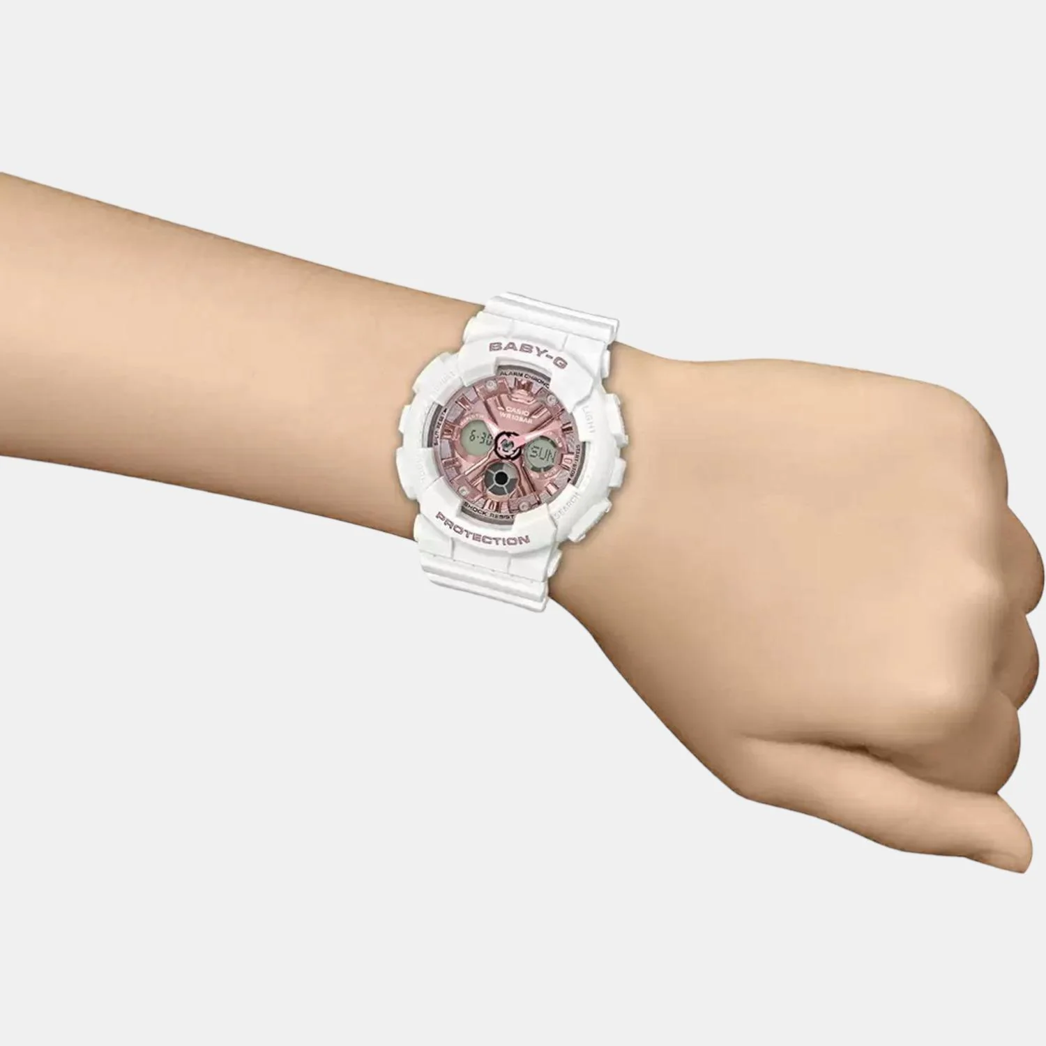 Baby-G Women Quartz Pink Dial Analog-Digital Resin Watch BX168 - Image 7