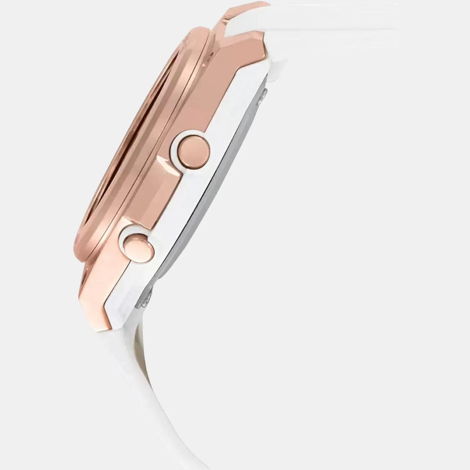 Baby-G Women Quartz Rose Gold Dial Analog-Digital Resin Watch B214 - Image 3