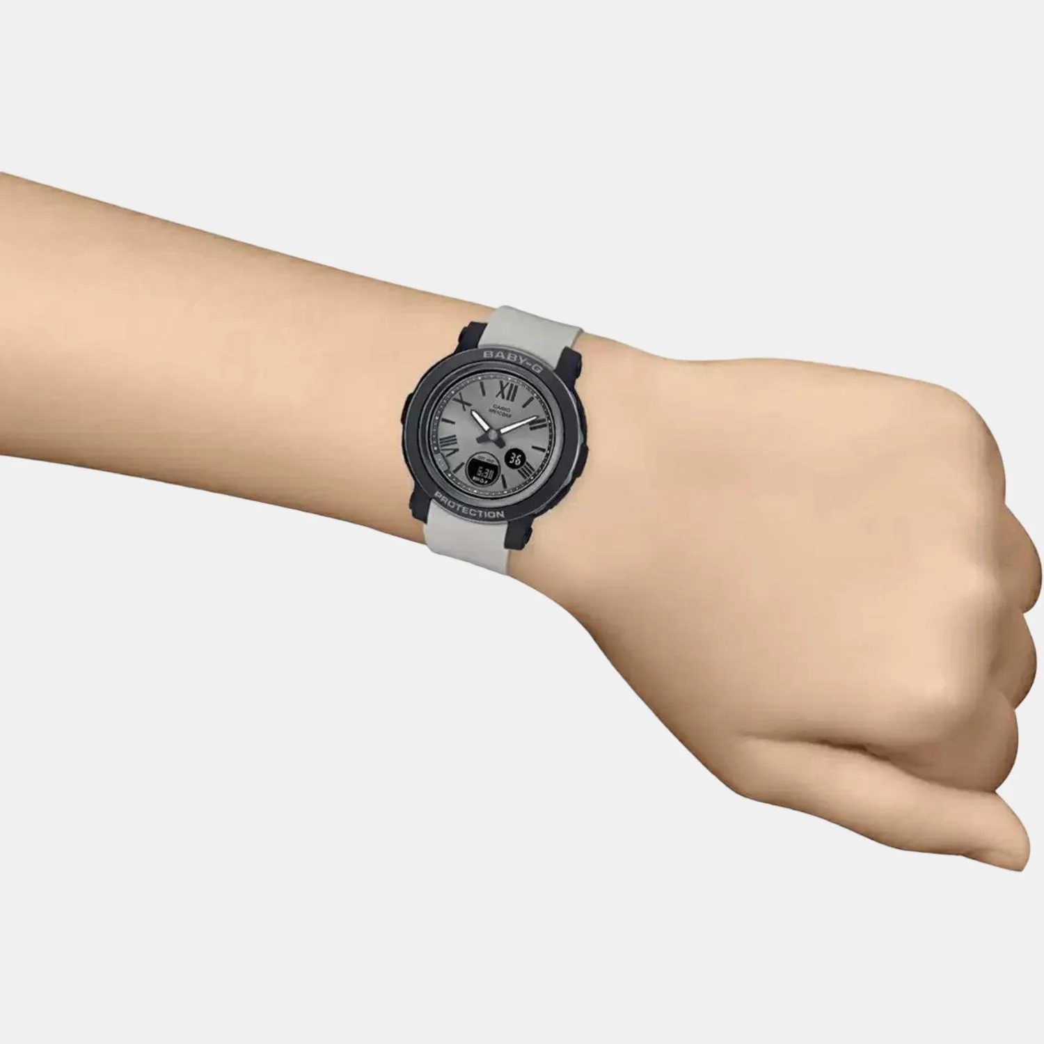 Baby-G Women Quartz Silver Dial Analog-Digital Resin Watch B220 - Image 5