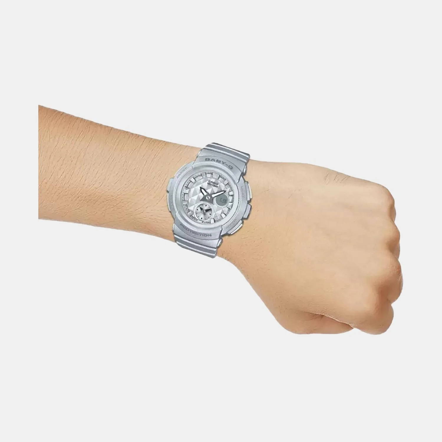 Baby-G Women Quartz Silver Dial Analog-Digital Resin Watch BX077 - Image 6