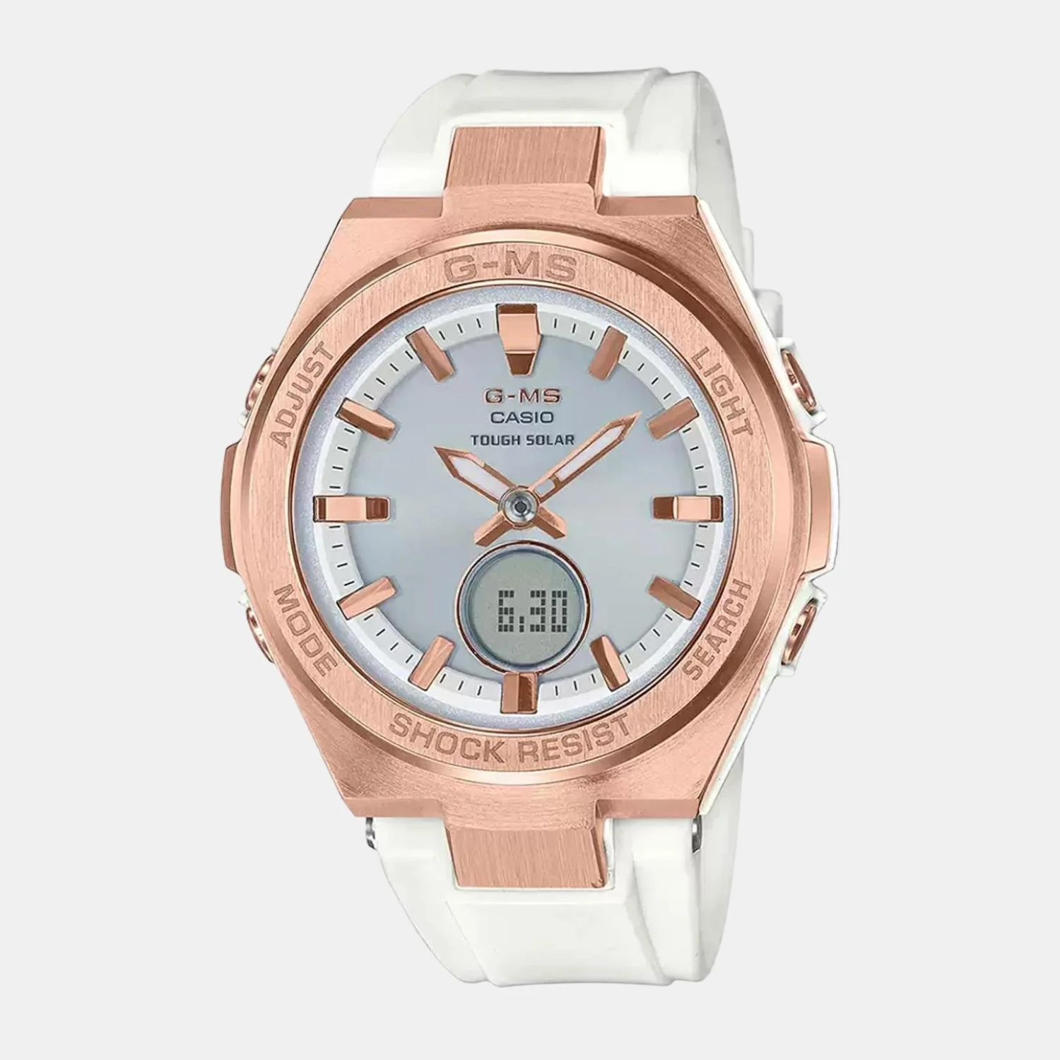 Baby-G Women Quartz White Dial Analog-Digital Resin Watch BX129 - Image 2