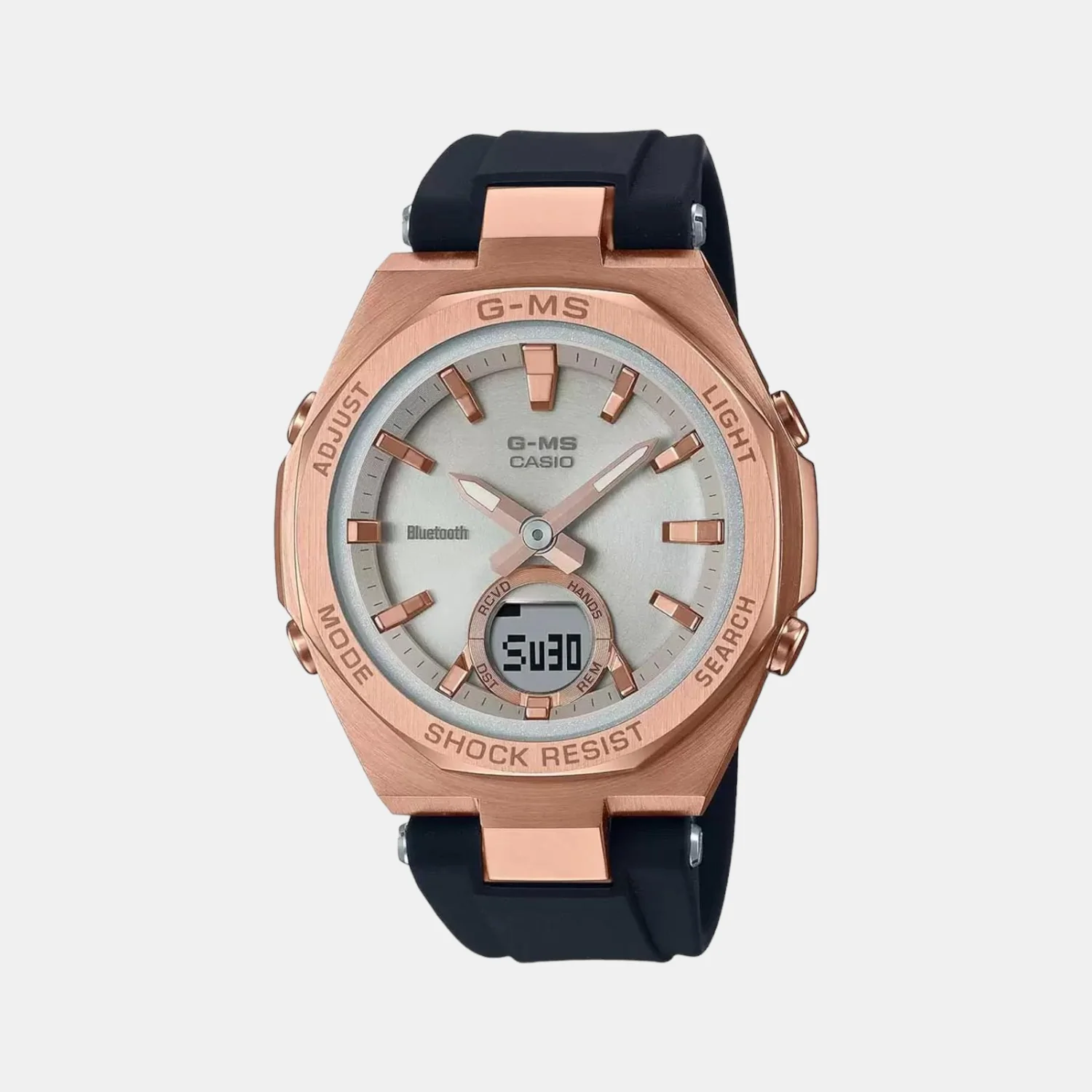 Baby-G Women Quartz Grey Dial Analog-Digital Resin Watch BX190