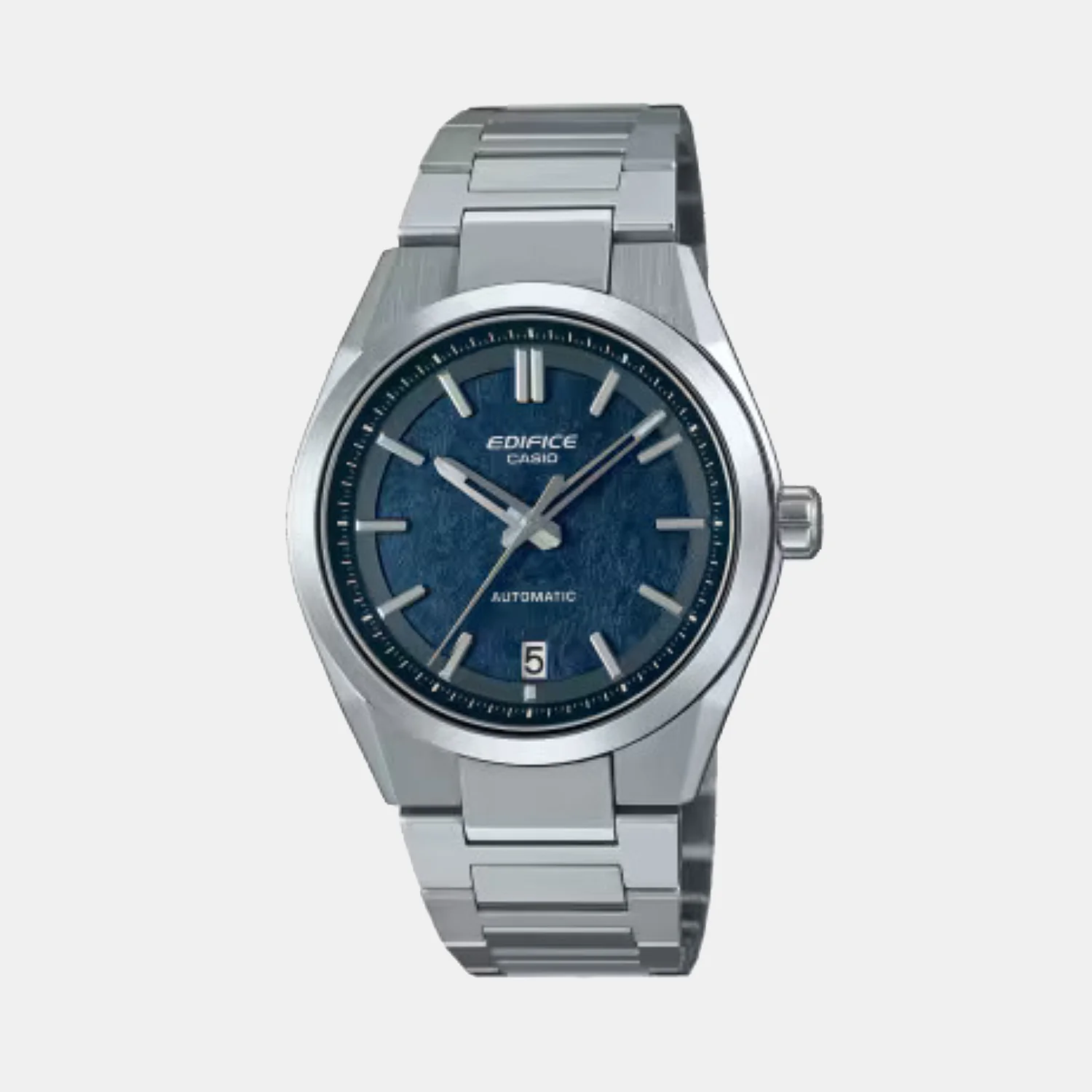 Edifice Men Automatic Blue Dial Analog Stainless Steel Watch ED670 - EFK-100D-2A - Image 2