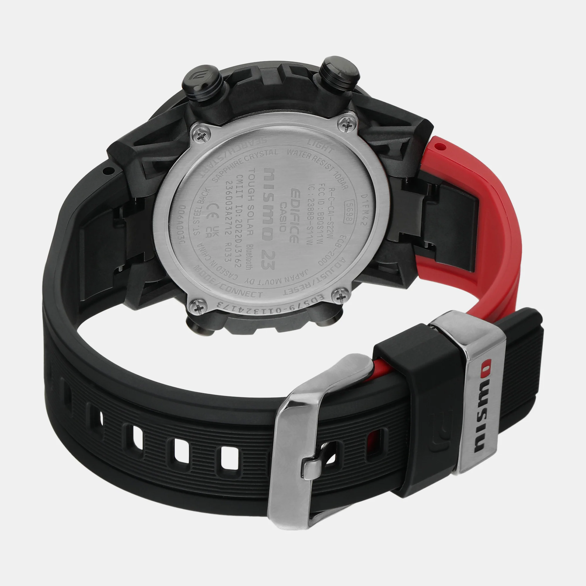 Edifice Men Quartz Black Dial Analog-Digital Resin Watch ED579 - Image 6