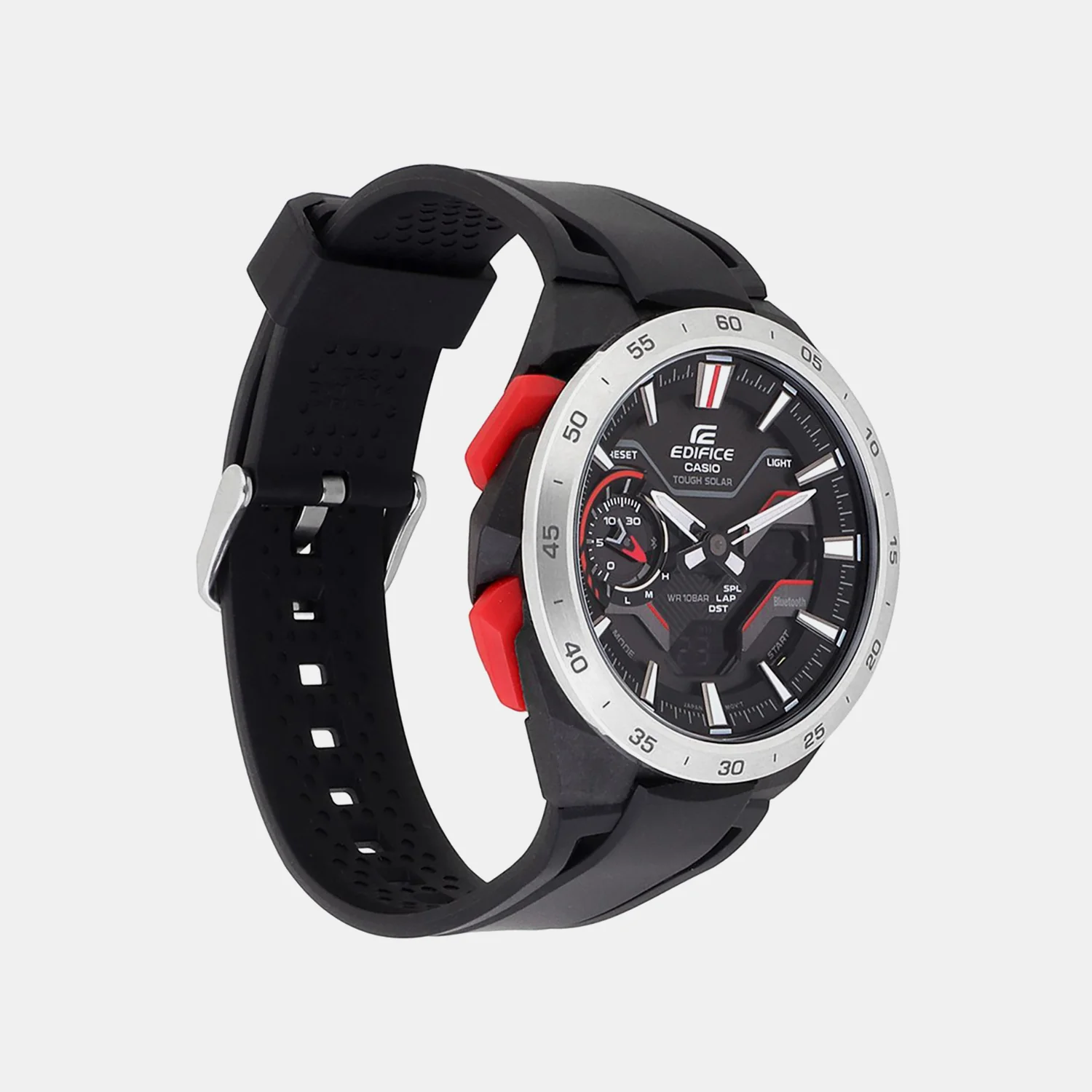 Edifice Men Quartz Black Dial Analog-Digital Resin Watch ED591 - Image 4