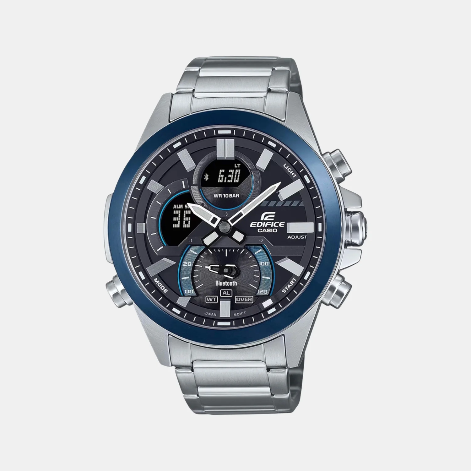 G-Shock Men Quartz Black Dial Chronograph Stainless Steel Watch ED606