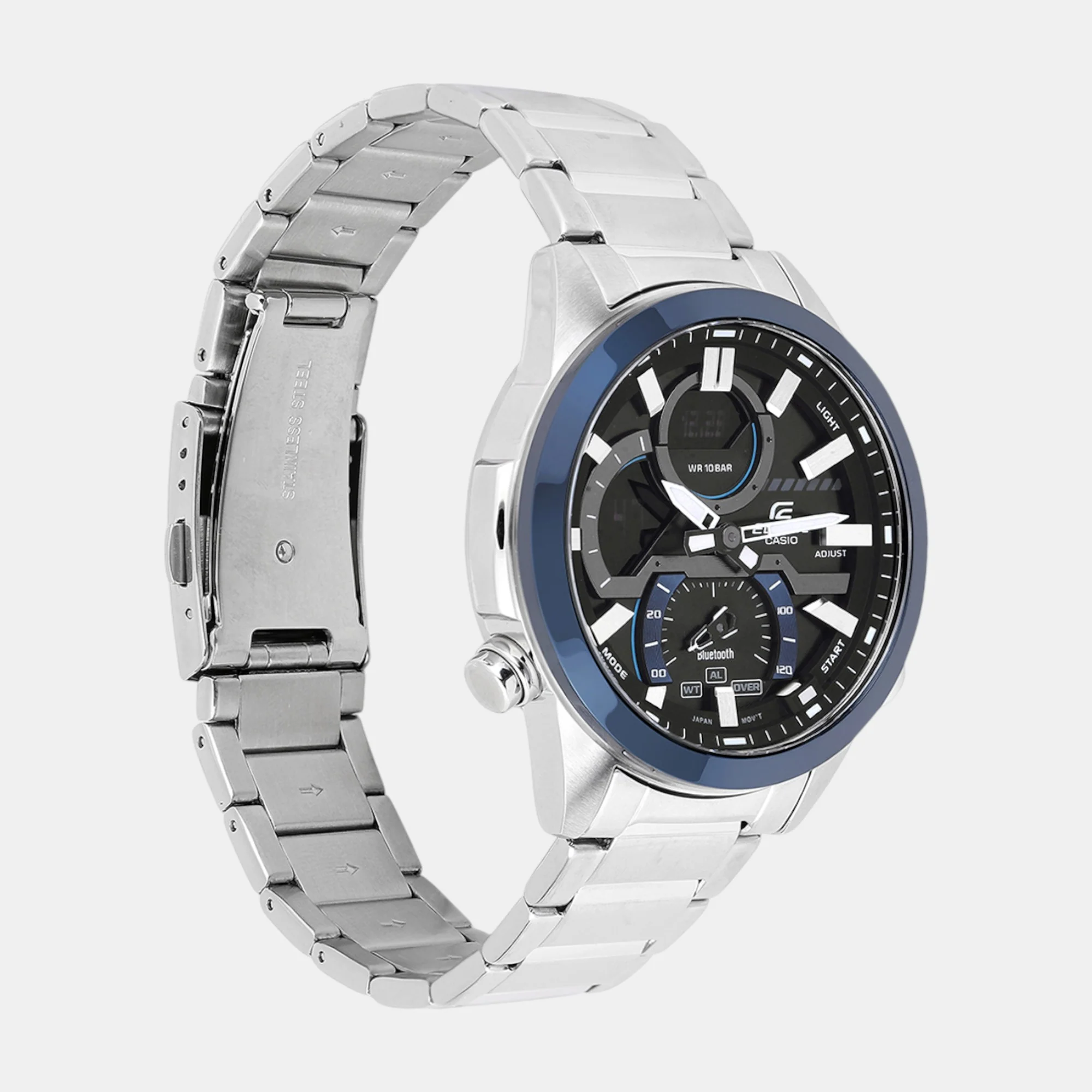 G-Shock Men Quartz Black Dial Chronograph Stainless Steel Watch ED606 - Image 4