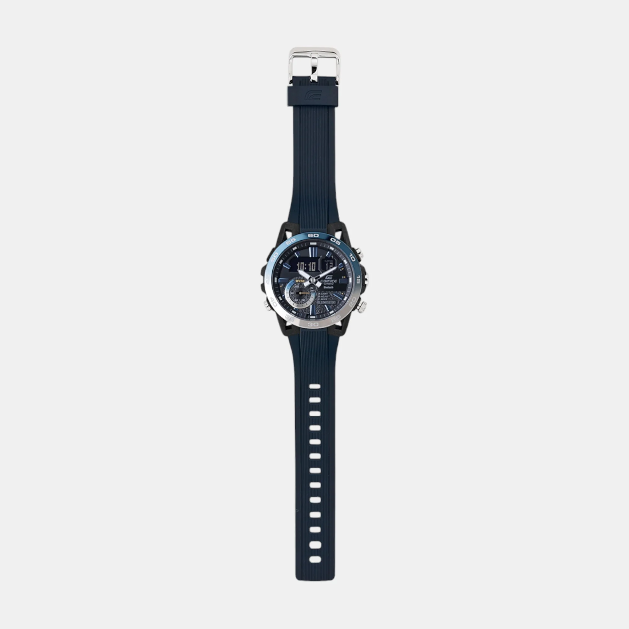 Edifice Men Quartz Black Dial Analog-Digital Resin Watch ED612 - Image 7