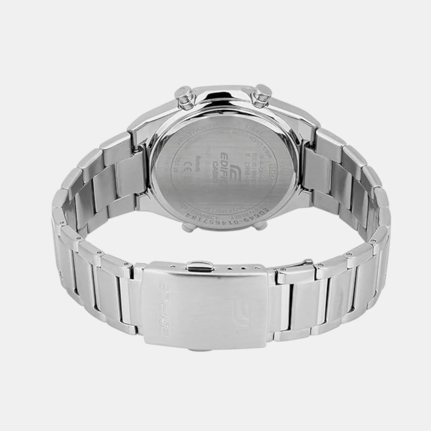 Edifice Men Quartz Black Dial Analog-Digital Stainless Steel Watch ED651 - Image 4