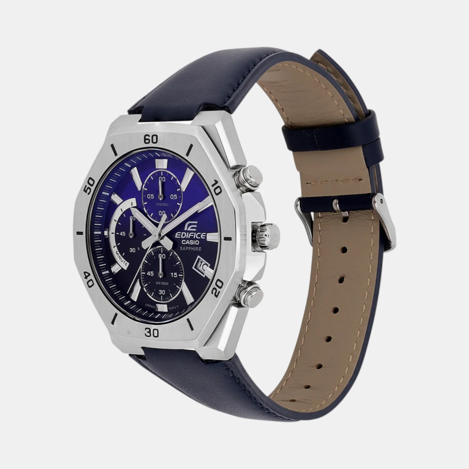 G-Shock Men Quartz Dual Tone Dial Analog Leather Watch ED646 - Image 5