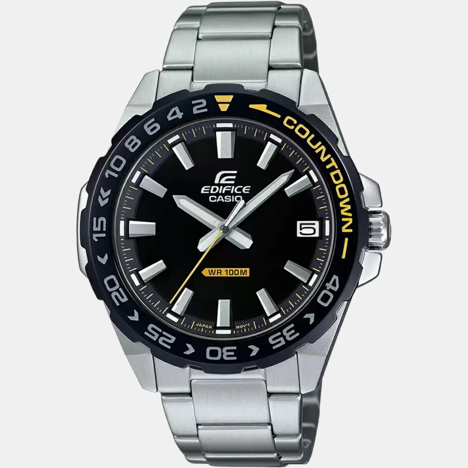 Edifice Men Quartz Black Dial Analog Resin Watch ED481 - Image 2