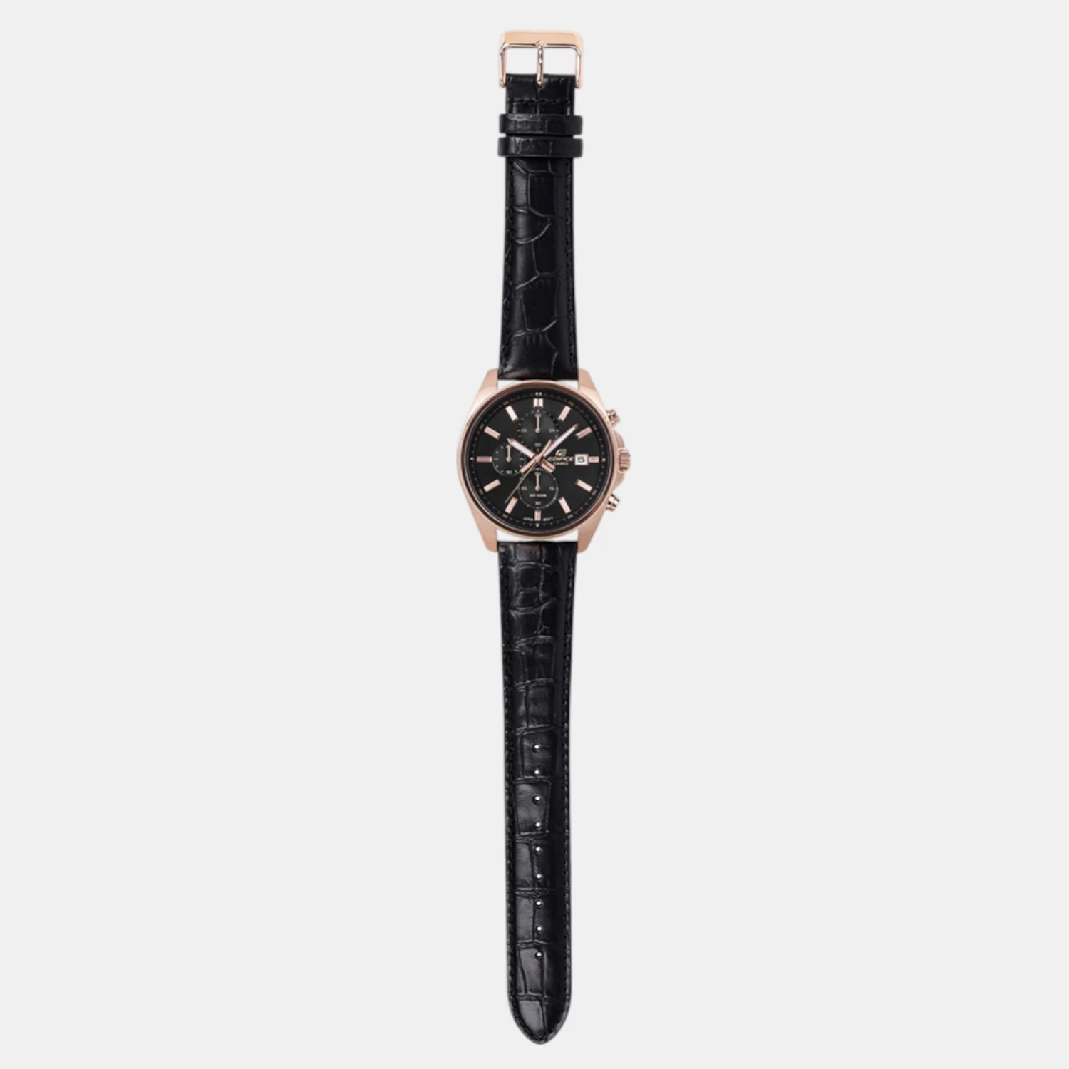 G-Shock Men Quartz Black Dial Analog Leather Watch ED665 - Image 5