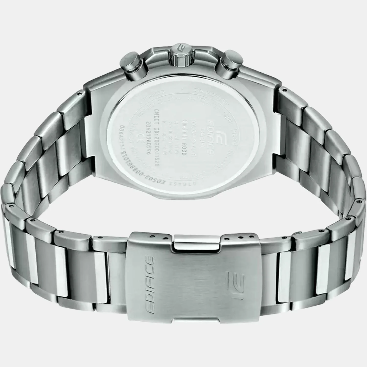 Edifice Men Quartz Black Dial Chronograph Stainless Steel Watch ED503 - Image 5