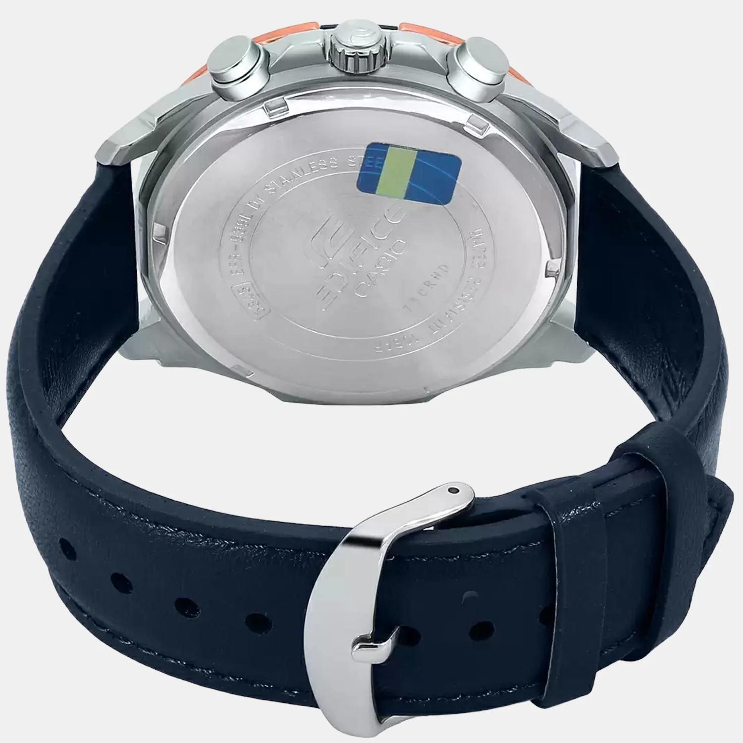 G-Shock Men Quartz Cream Dial Chronograph Leather Watch EX306 - Image 4