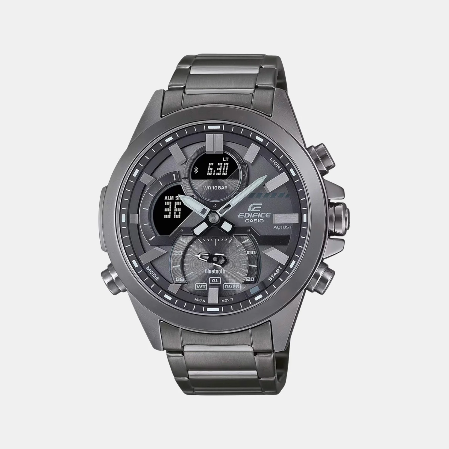 G-Shock Men Quartz Grey Dial Chronograph Stainless Steel Watch ED605