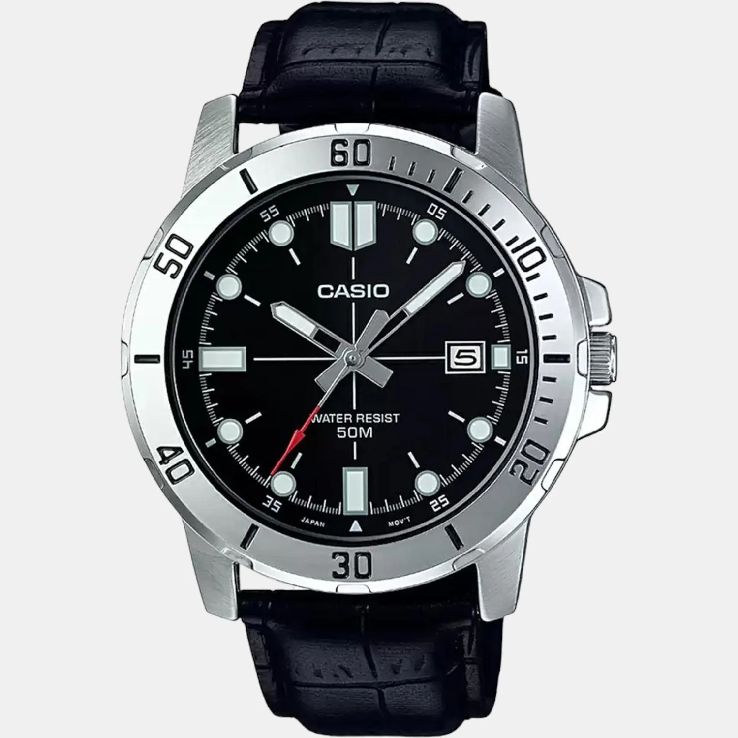 Enticer Men Quartz Black Dial Analog Leather Watch A1371 - Image 2