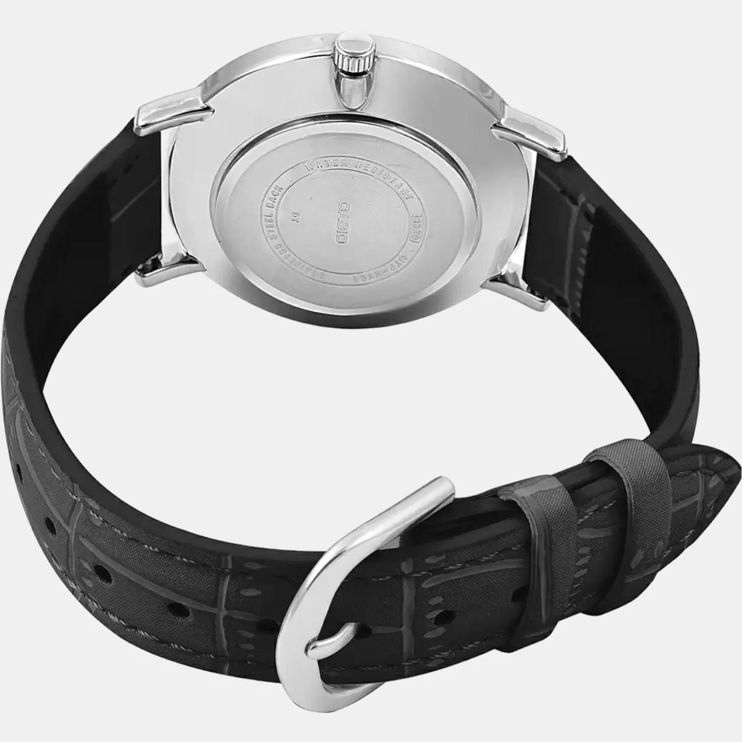 Enticer Men Quartz Black Dial Analog Leather Watch A1615 - Image 5