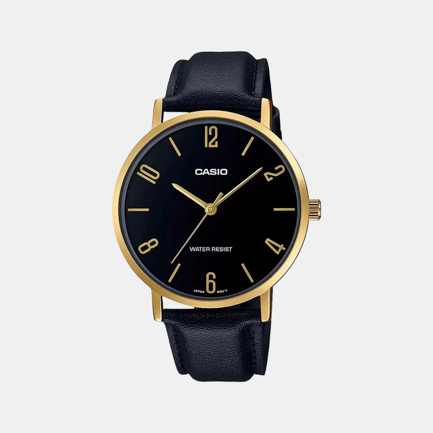 Enticer Men Quartz Black Dial Analog Leather Watch A1819