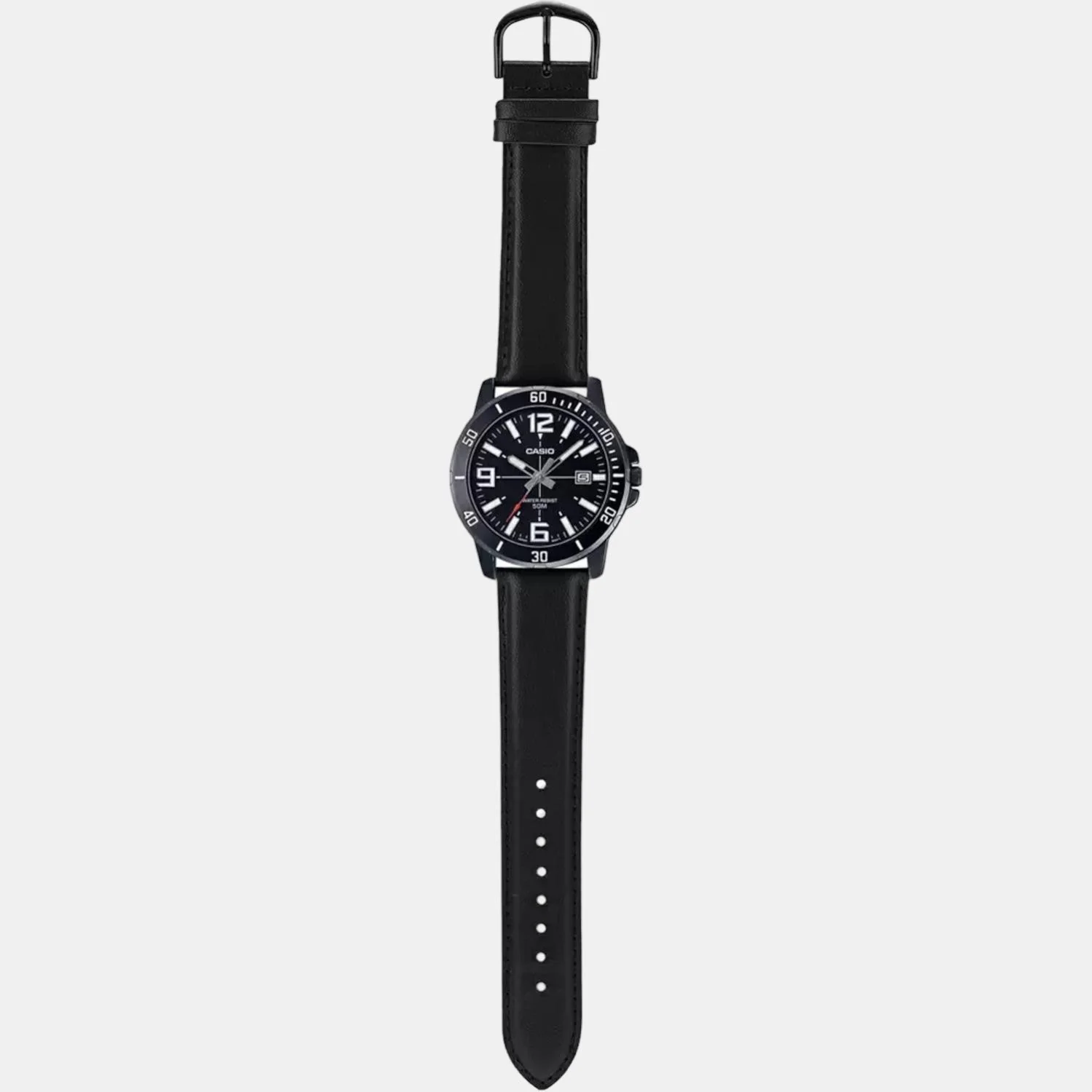 Enticer Men Quartz Black Dial Analog Leather Watch A1981 - Image 6