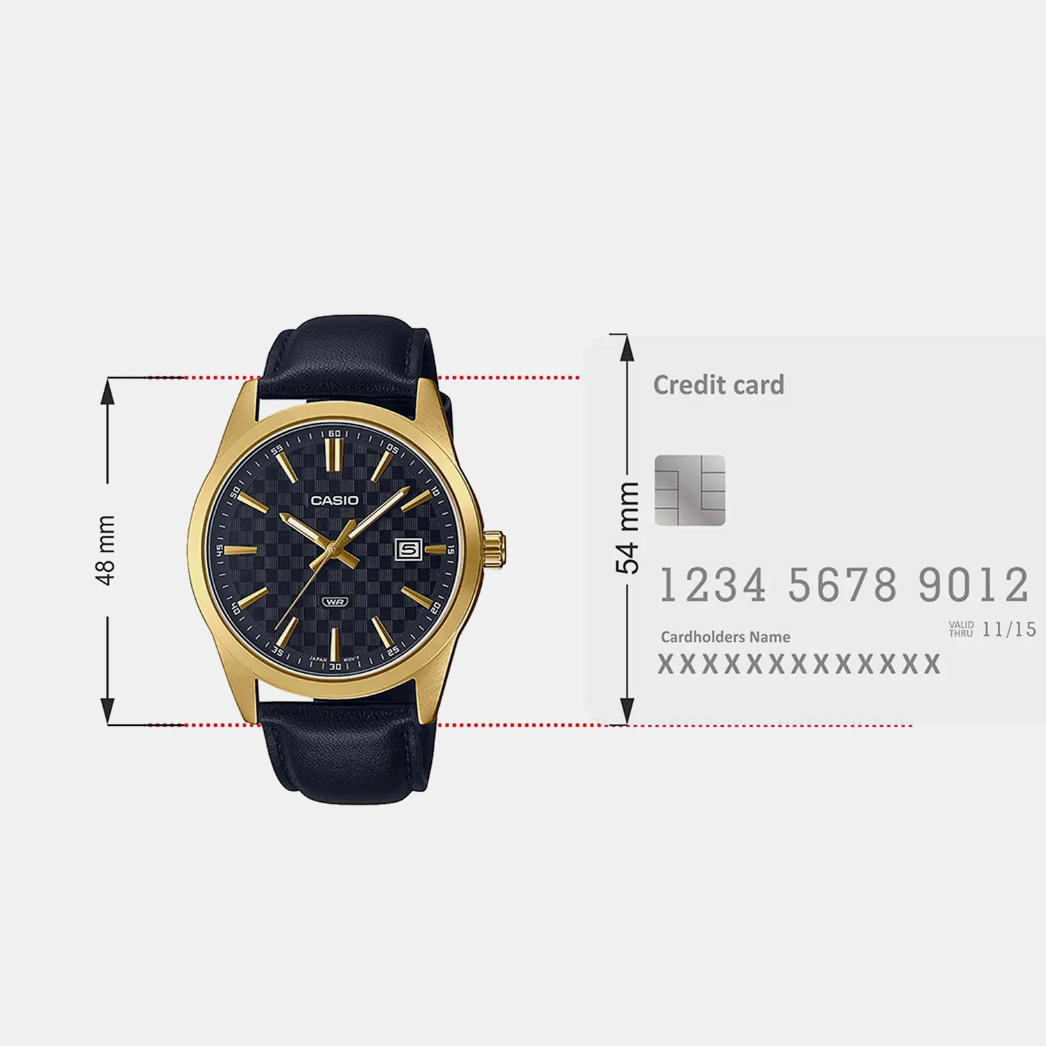 Enticer Men Quartz Black Dial Analog Leather Watch A2096 - Image 8
