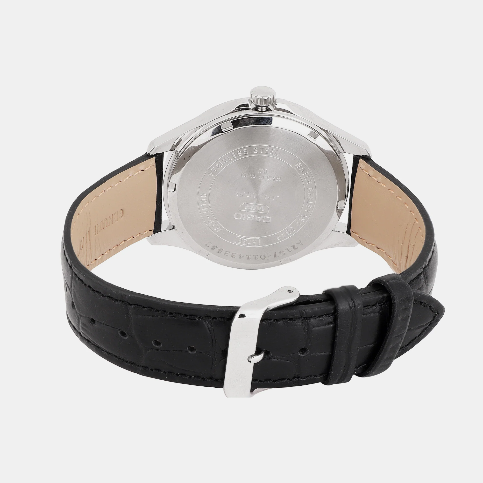Enticer Men Quartz Black Dial Analog Leather Watch A2167 - Image 6