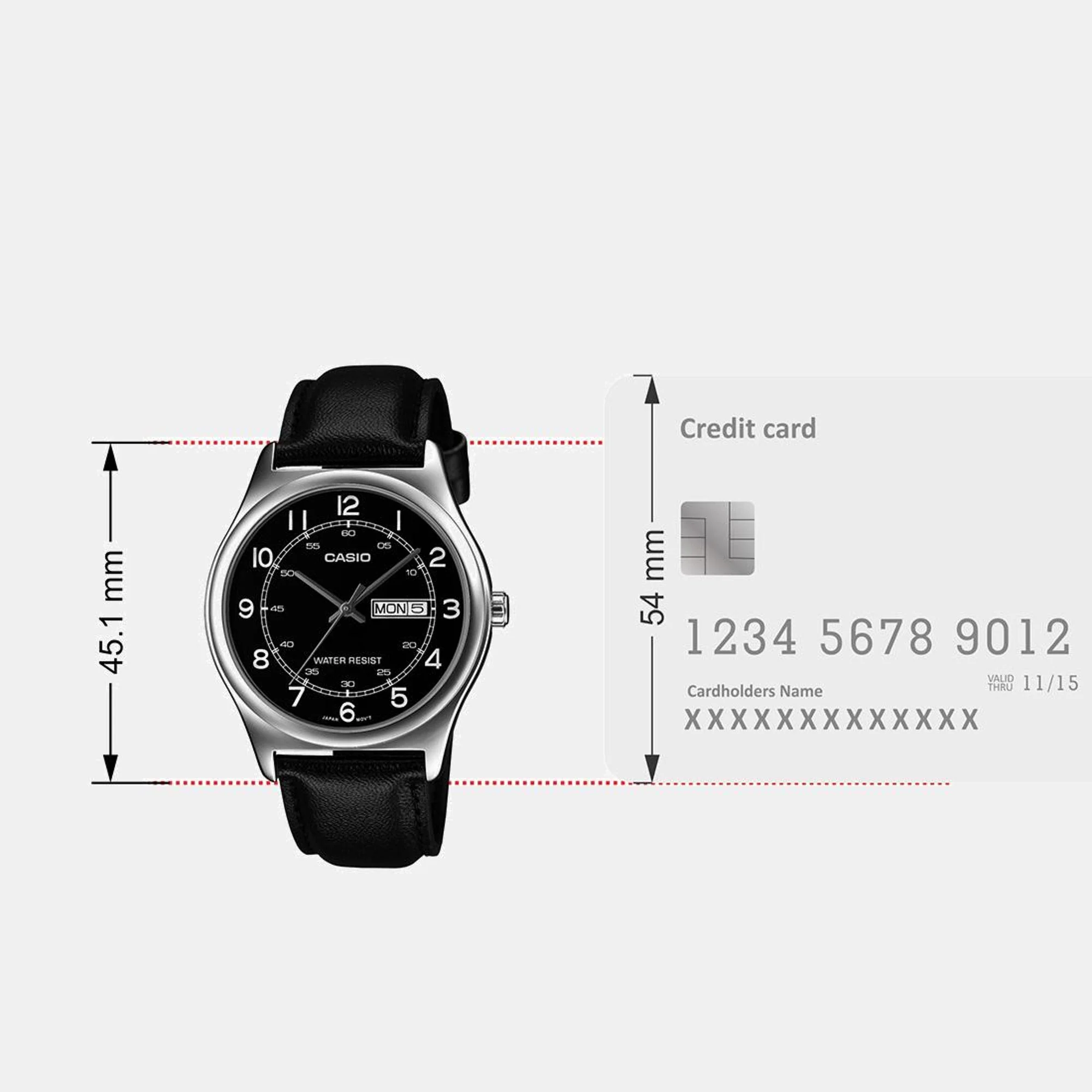 Enticer Men Quartz Black Dial Analog Leather Watch A2317 - Image 8