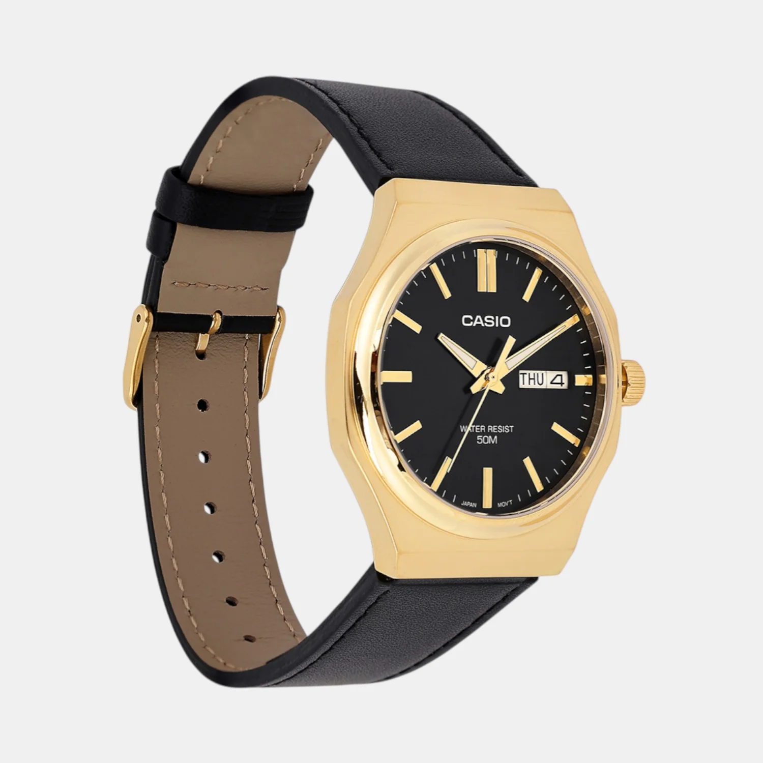 Enticer Men Quartz Black Dial Analog Leather Watch A2420 - Image 2