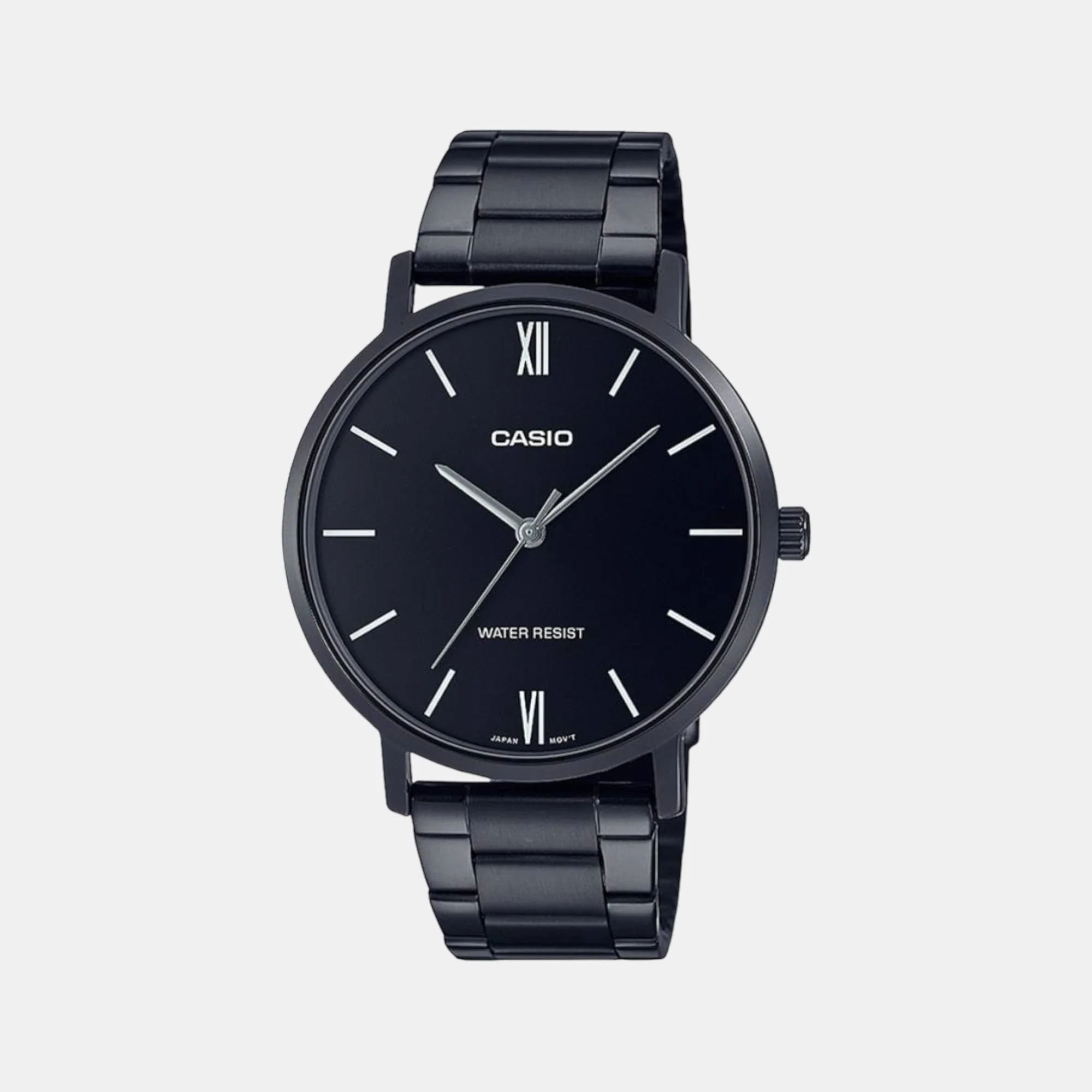 Enticer Men Quartz Black Dial Analog Stainless Steel Watch A1973 - Image 2