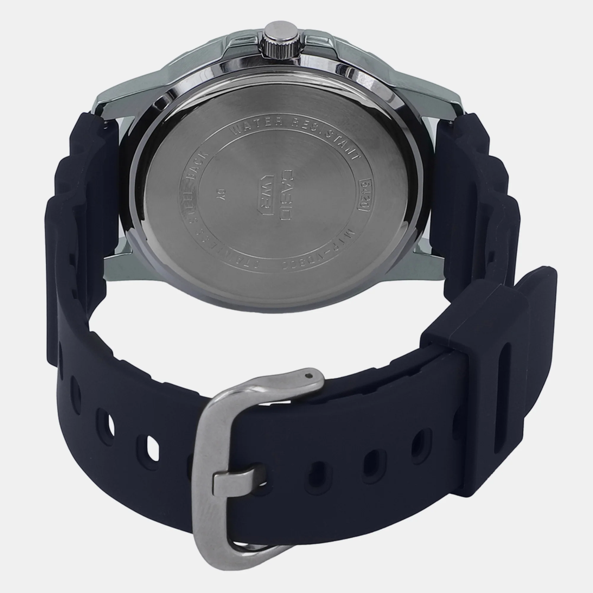 Enticer Men Quartz Black Dial Chronograph Resin Watch A2143 - Image 4
