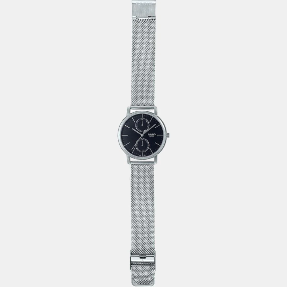 Enticer Men Quartz Black Dial Chronograph Mesh Watch A2064 - Image 5