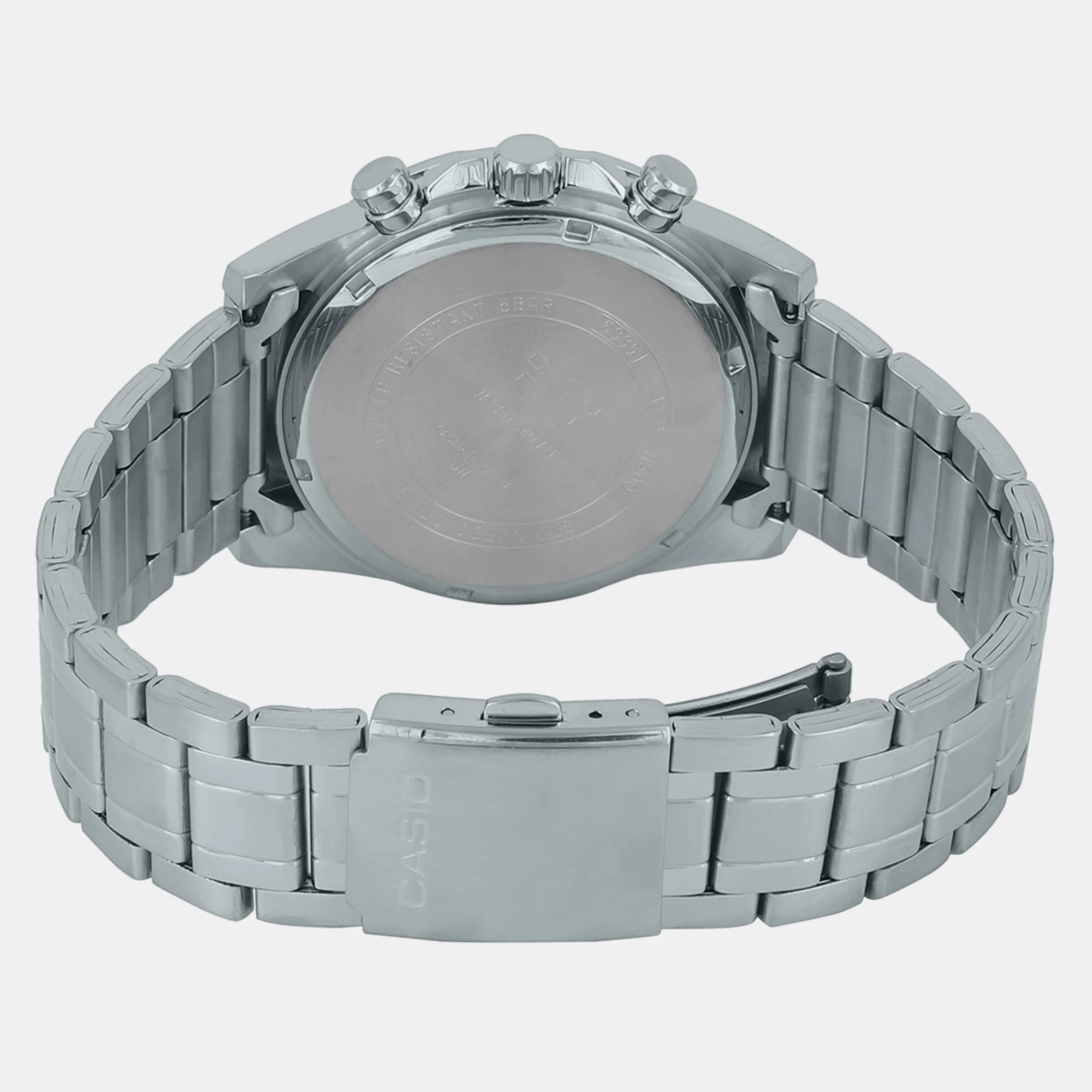 Enticer Men Quartz Black Dial Chronograph Stainless Steel Watch A2147 - Image 4