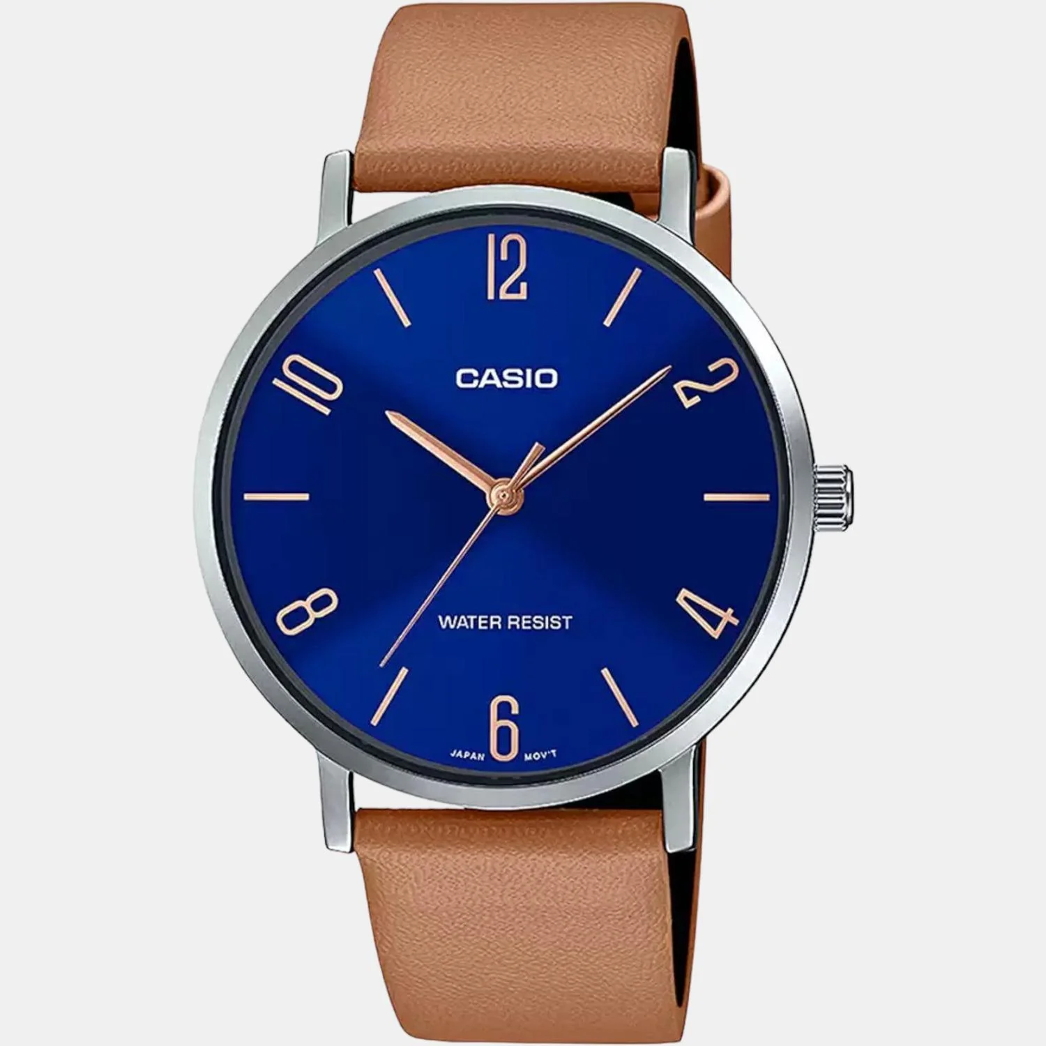 Enticer Men Quartz Blue Dial Analog Leather Watch A1822 - Image 2