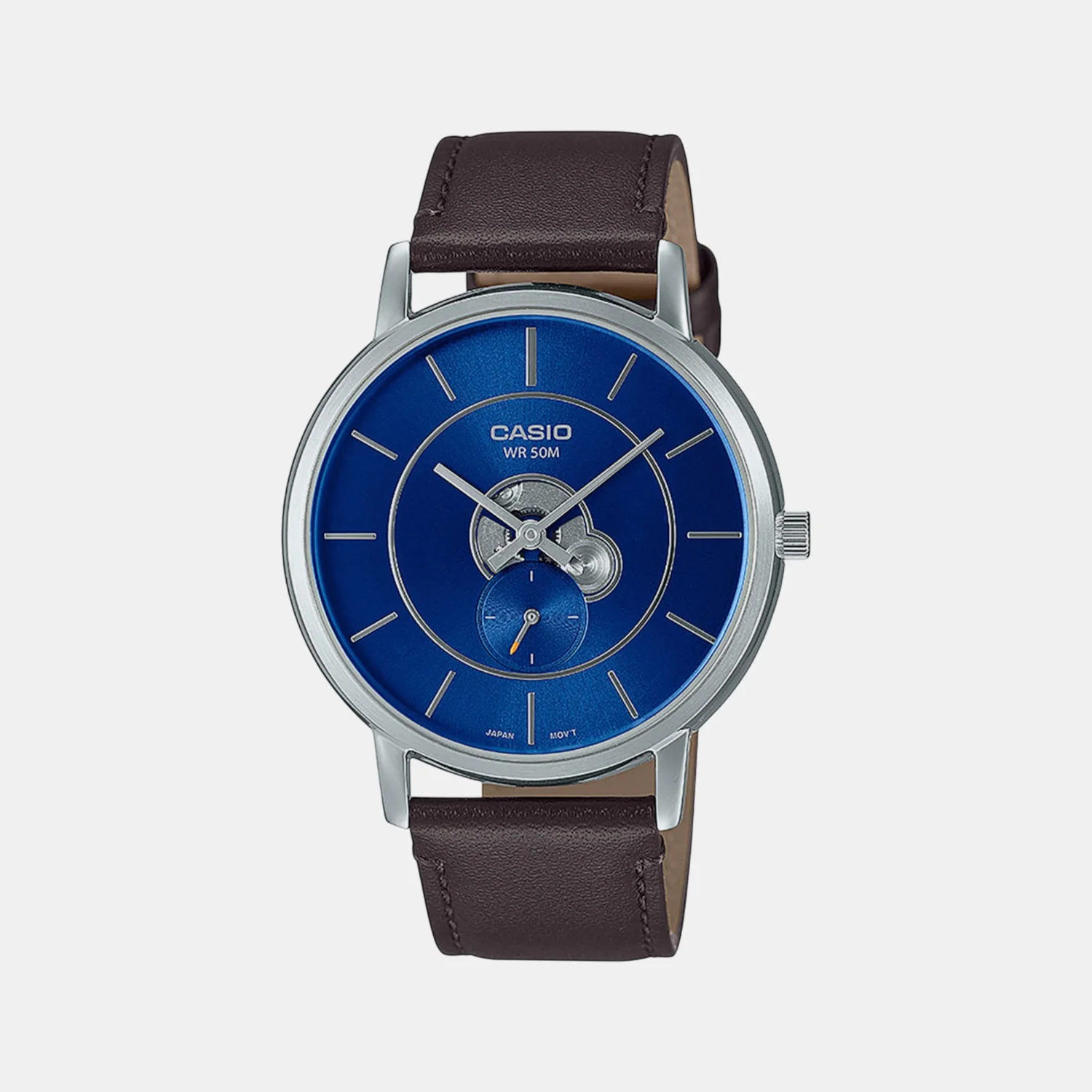 Enticer Men Quartz Blue Dial Analog Leather Watch A2131