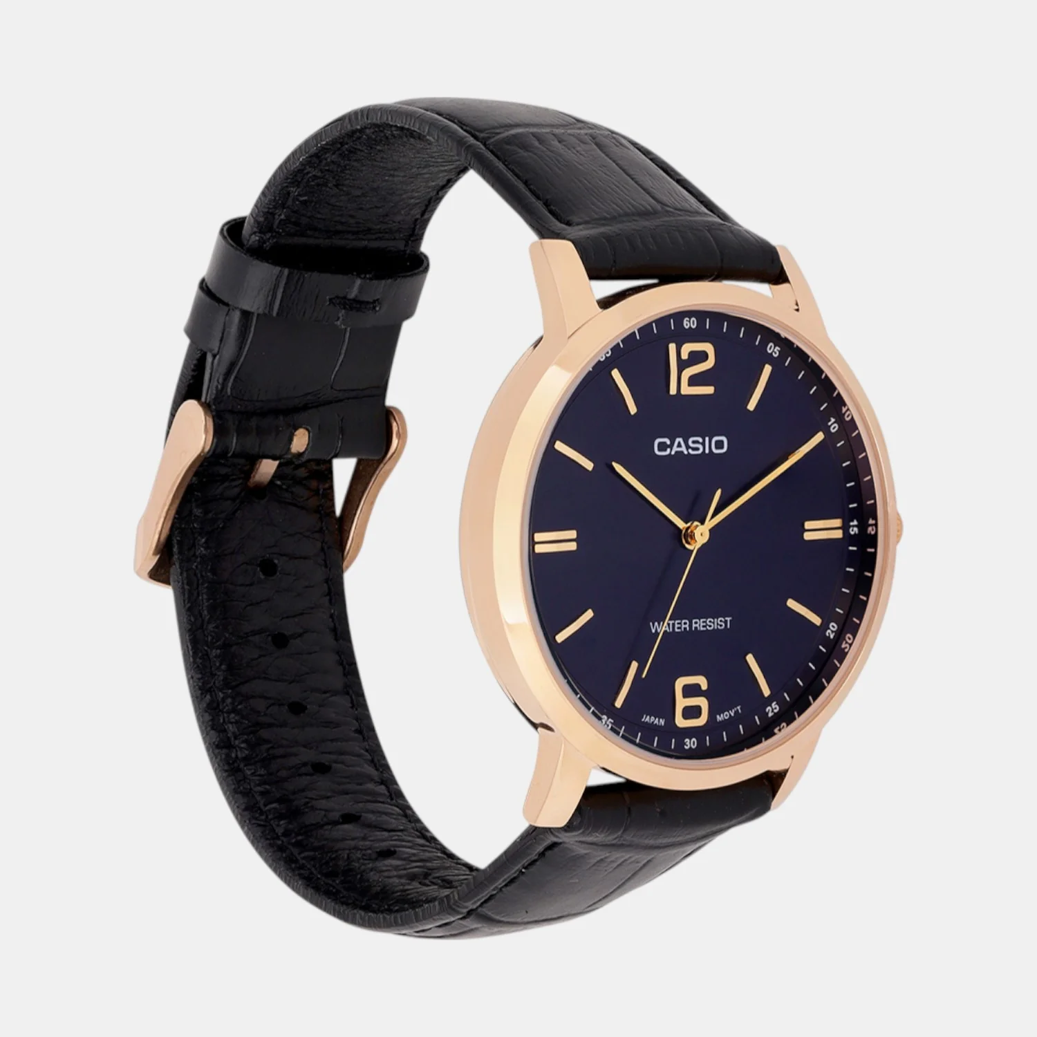 Enticer Men Quartz Blue Dial Analog Leather Watch A2441 - Image 2