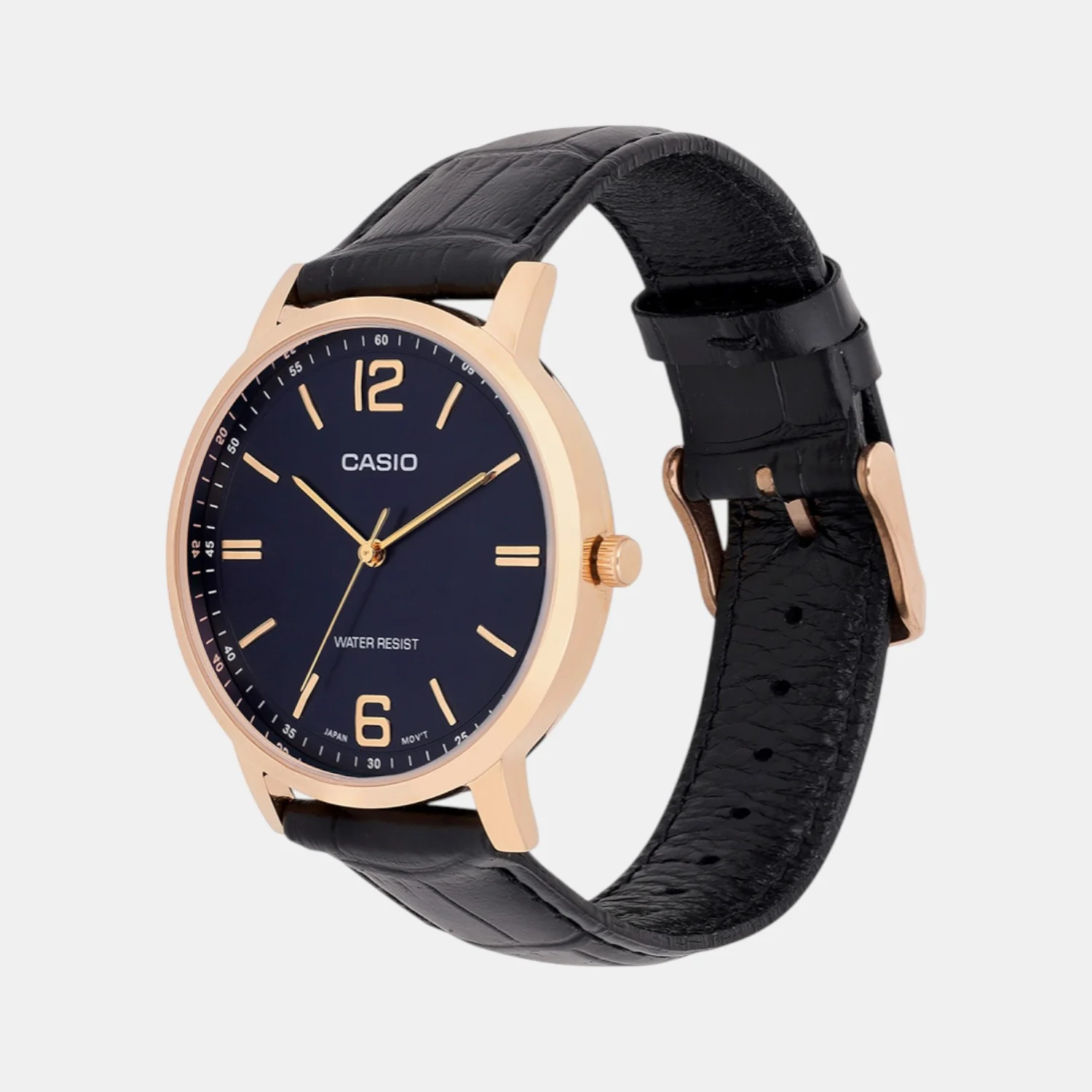 Enticer Men Quartz Blue Dial Analog Leather Watch A2441 - Image 3