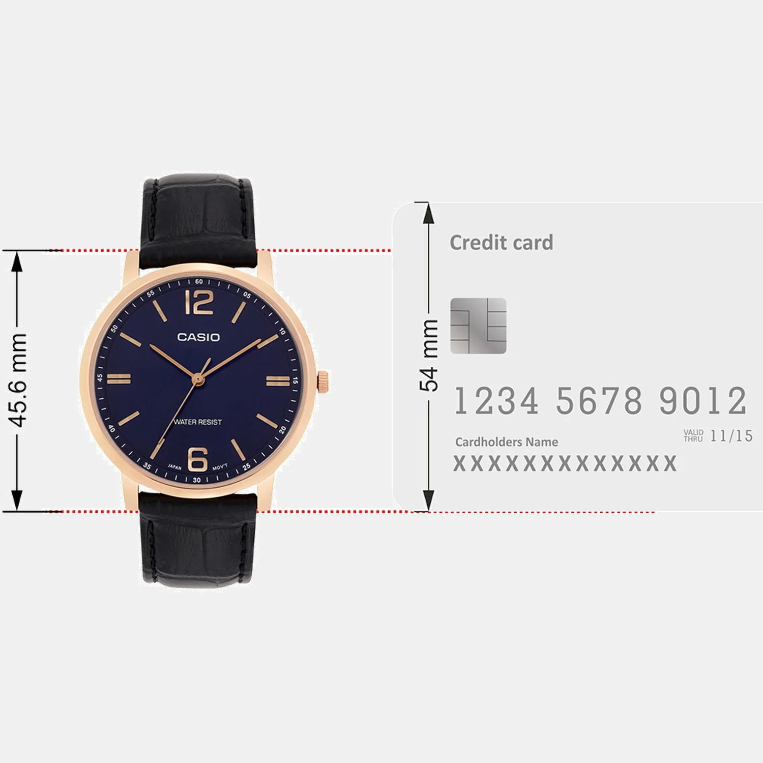 Enticer Men Quartz Blue Dial Analog Leather Watch A2441 - Image 9