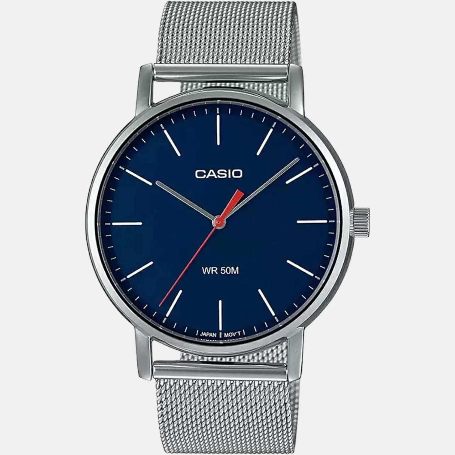 Enticer Men Quartz Blue Dial Analog Stainless Steel Watch A1838 - Image 2