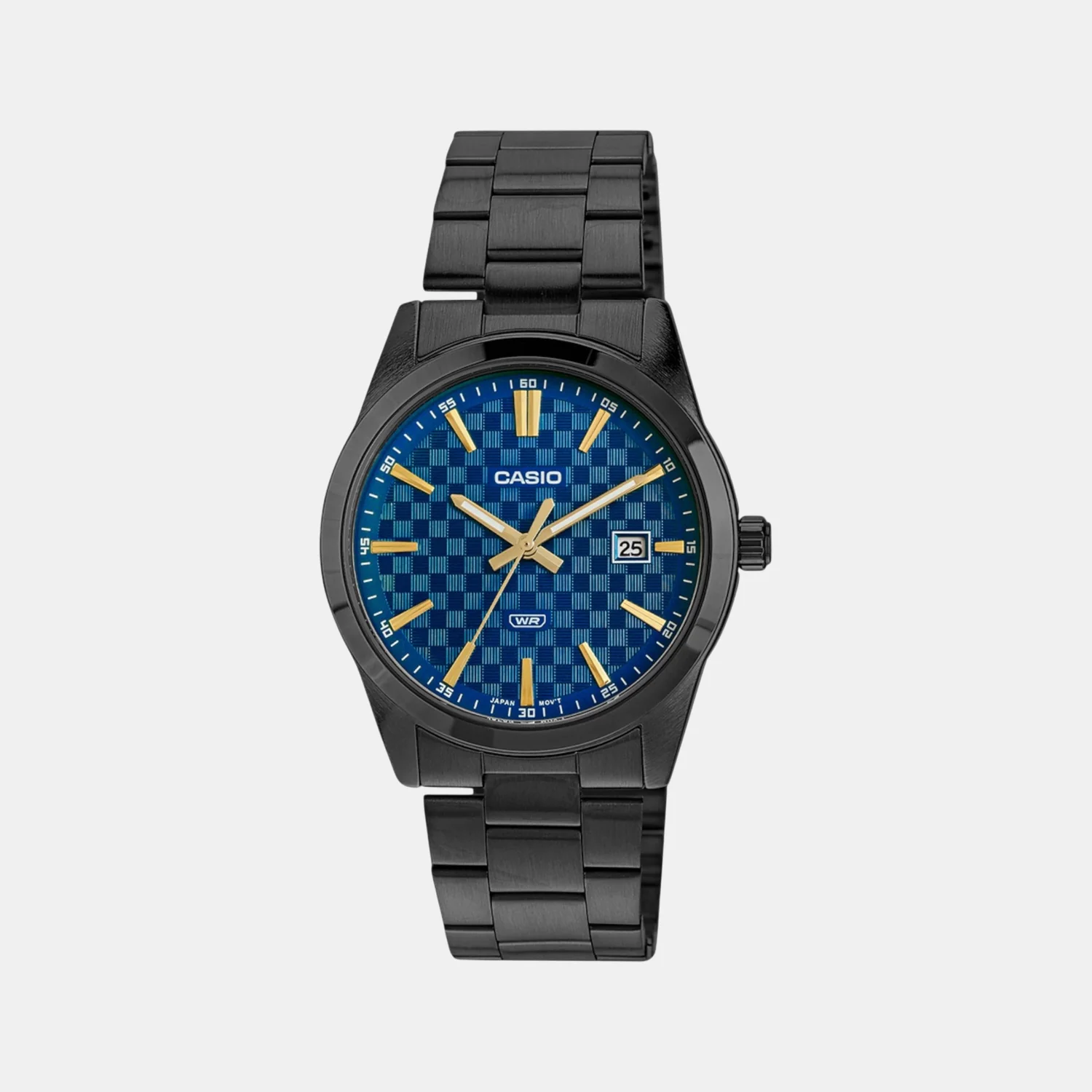 Enticer Men Quartz Blue Dial Analog Stainless Steel Watch A2239