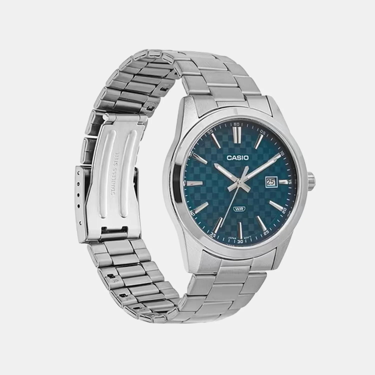 Enticer Men Quartz Blue Dial Analog Stainless Steel Watch A2241 - Image 2