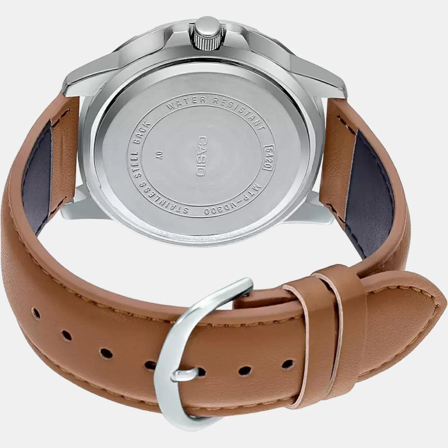 Enticer Men Quartz Blue Dial Chronograph Leather Watch A1752 - Image 5