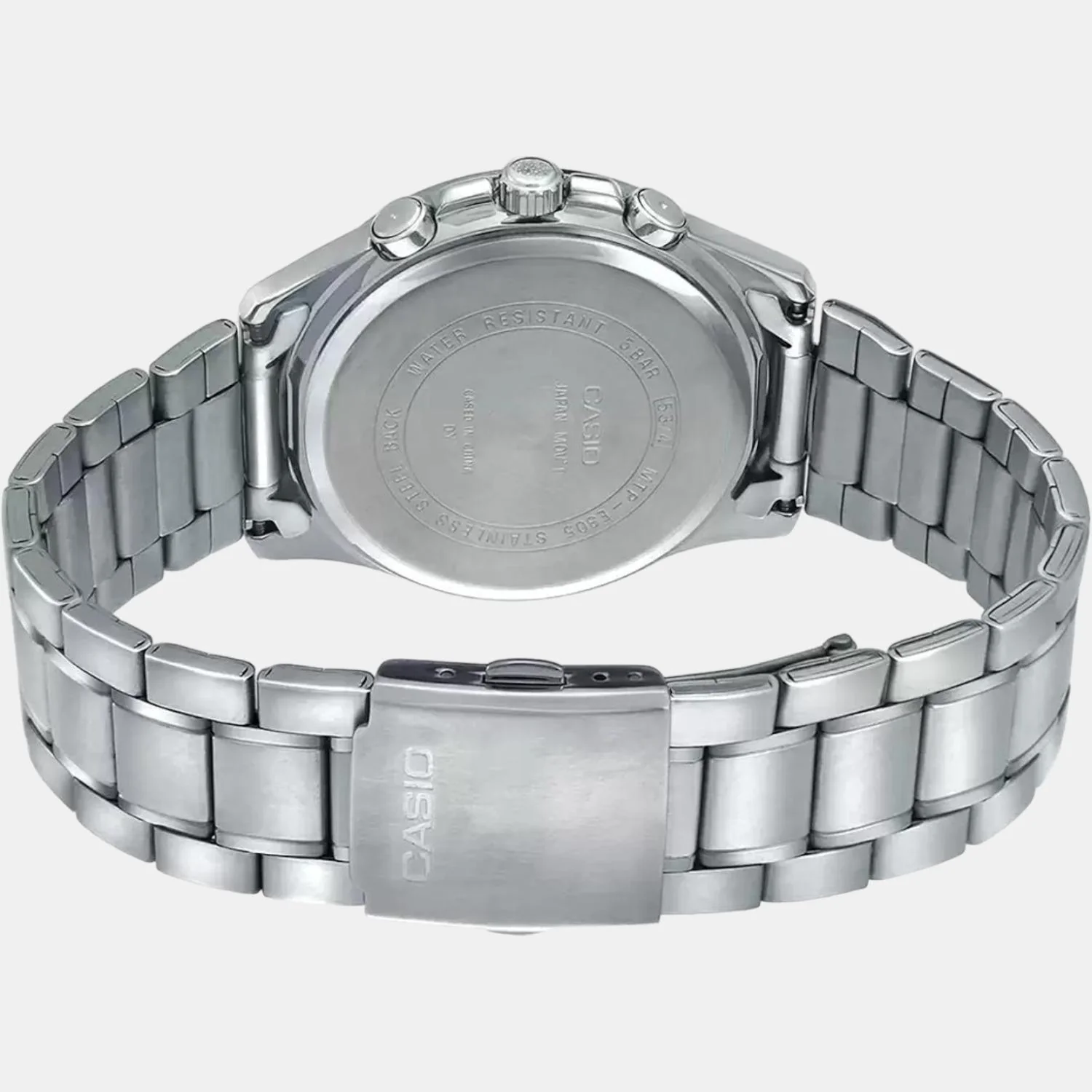 Enticer Men Quartz Blue Dial Chronograph Stainless Steel Watch A1660 - Image 4