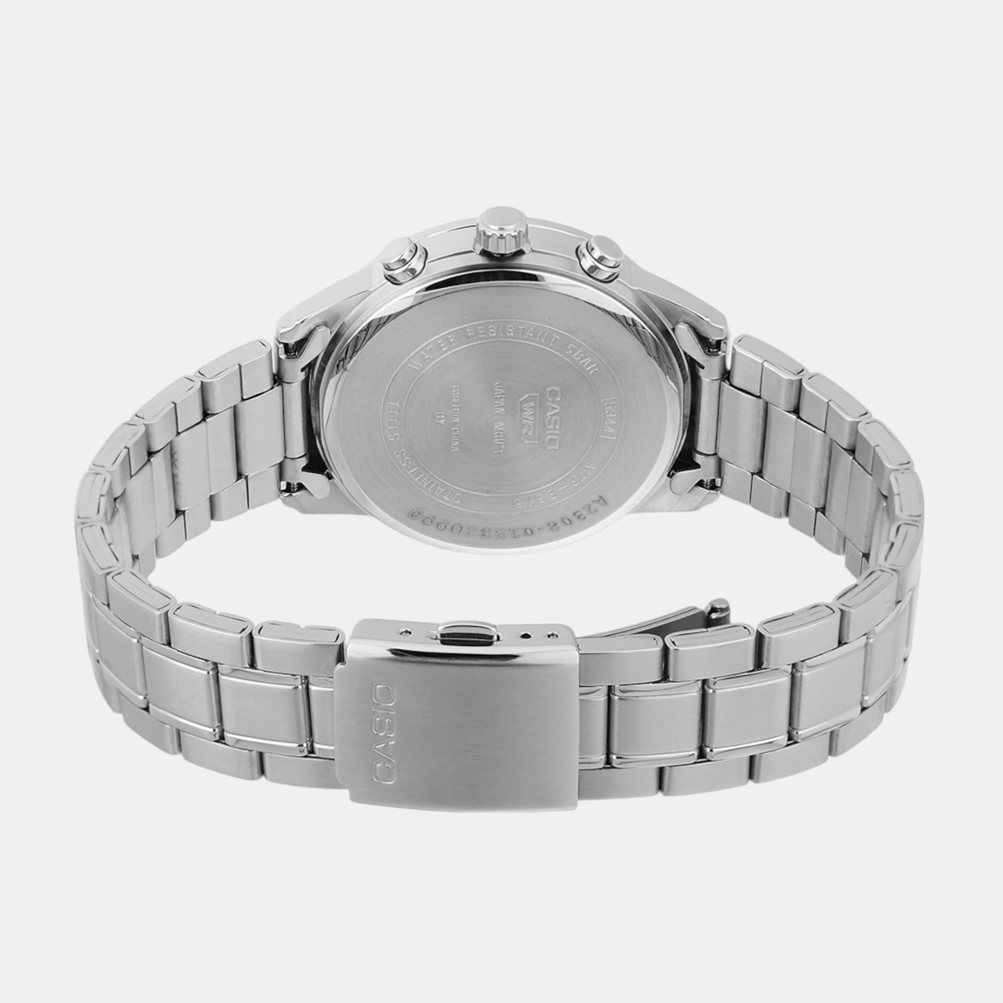 Enticer Men Quartz Blue Dial Chronograph Stainless Steel Watch A2308 - Image 6