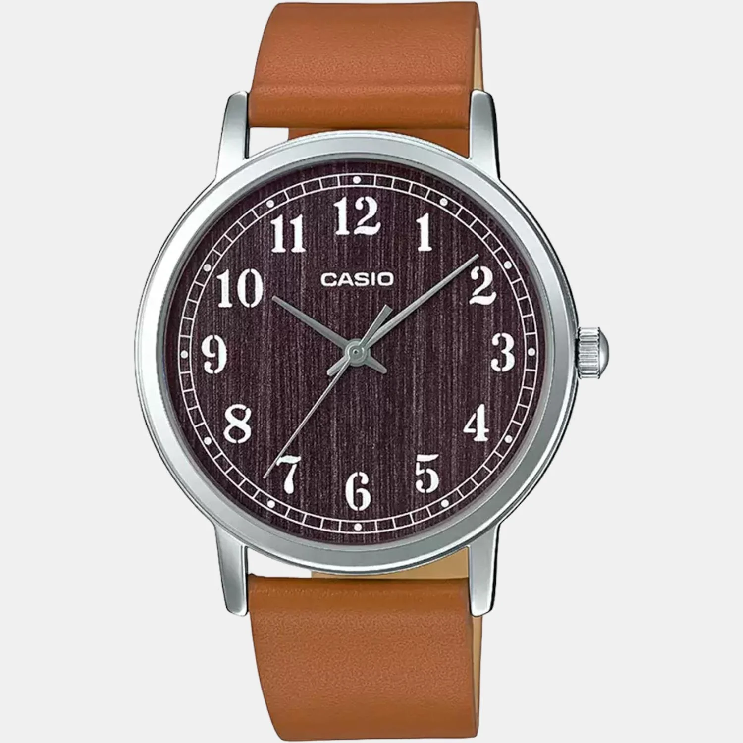 Enticer Men Quartz Brown Dial Analog Leather Watch A1522 - Image 2